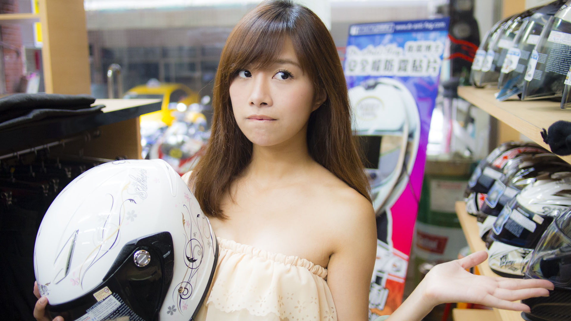 美女 清纯 可爱 呆萌 高清 宽屏