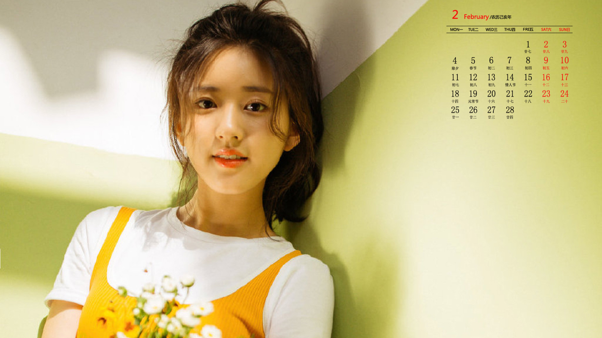 月历 2019年2月