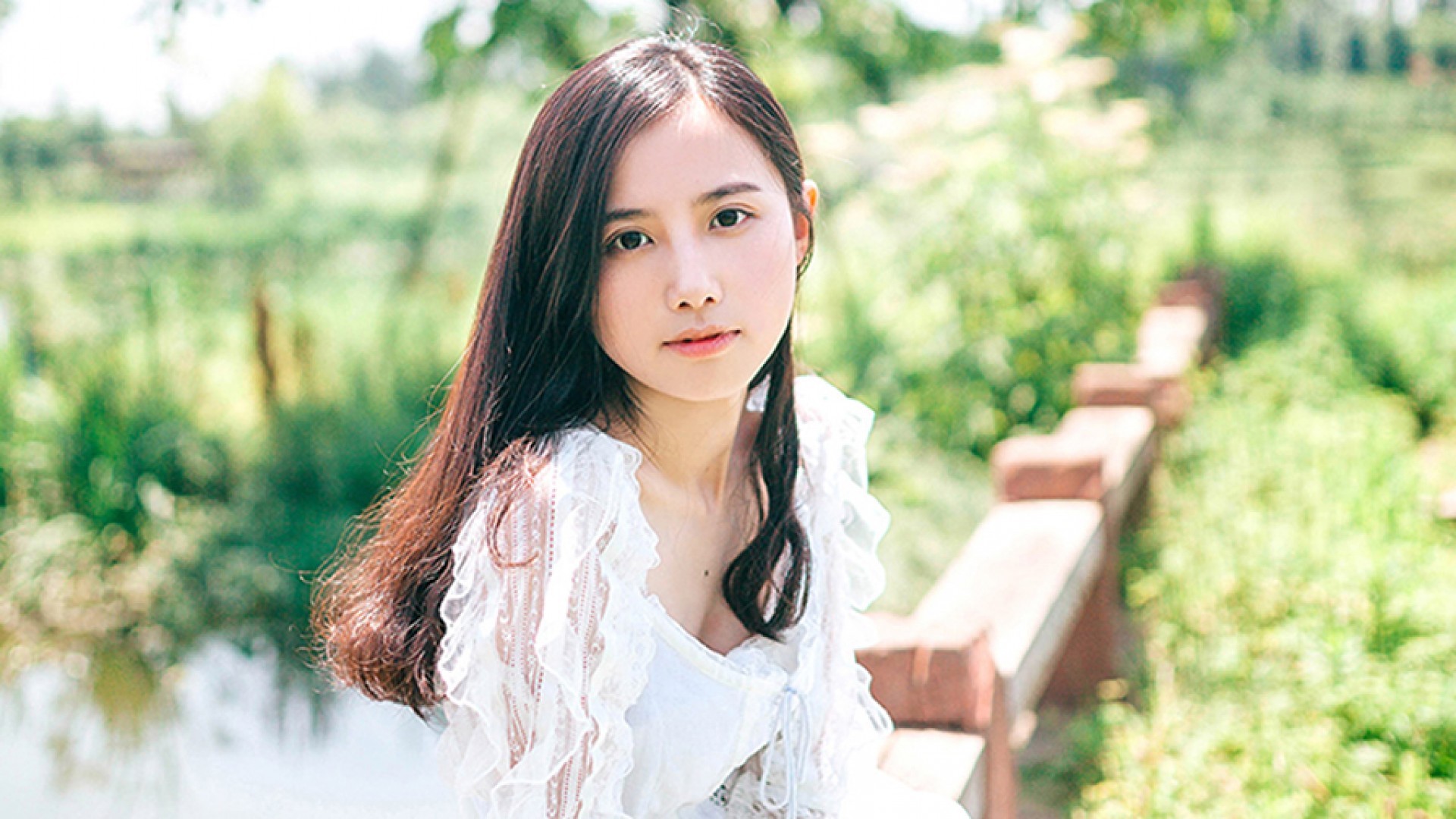 清纯  甜美 美女 夏天