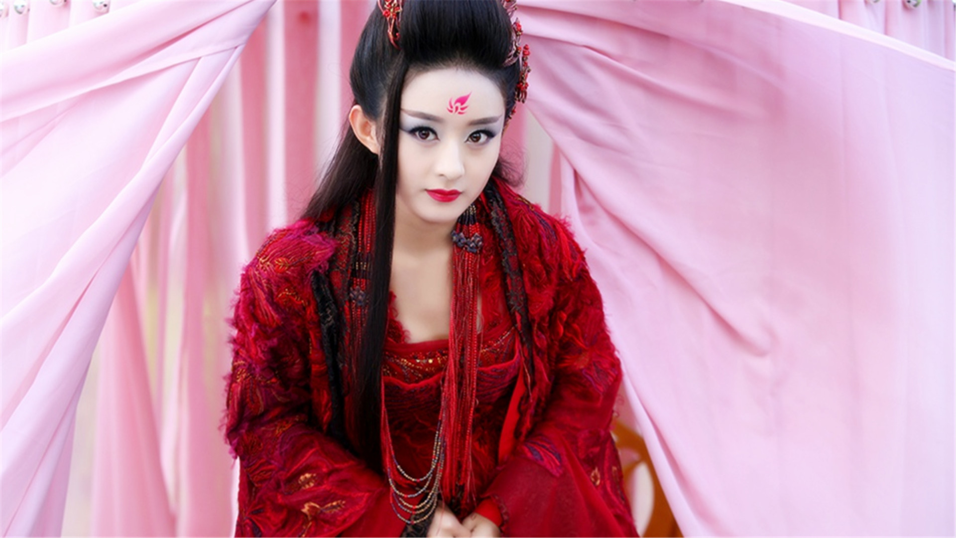 赵丽颖 小骨 花千骨  美女 明星