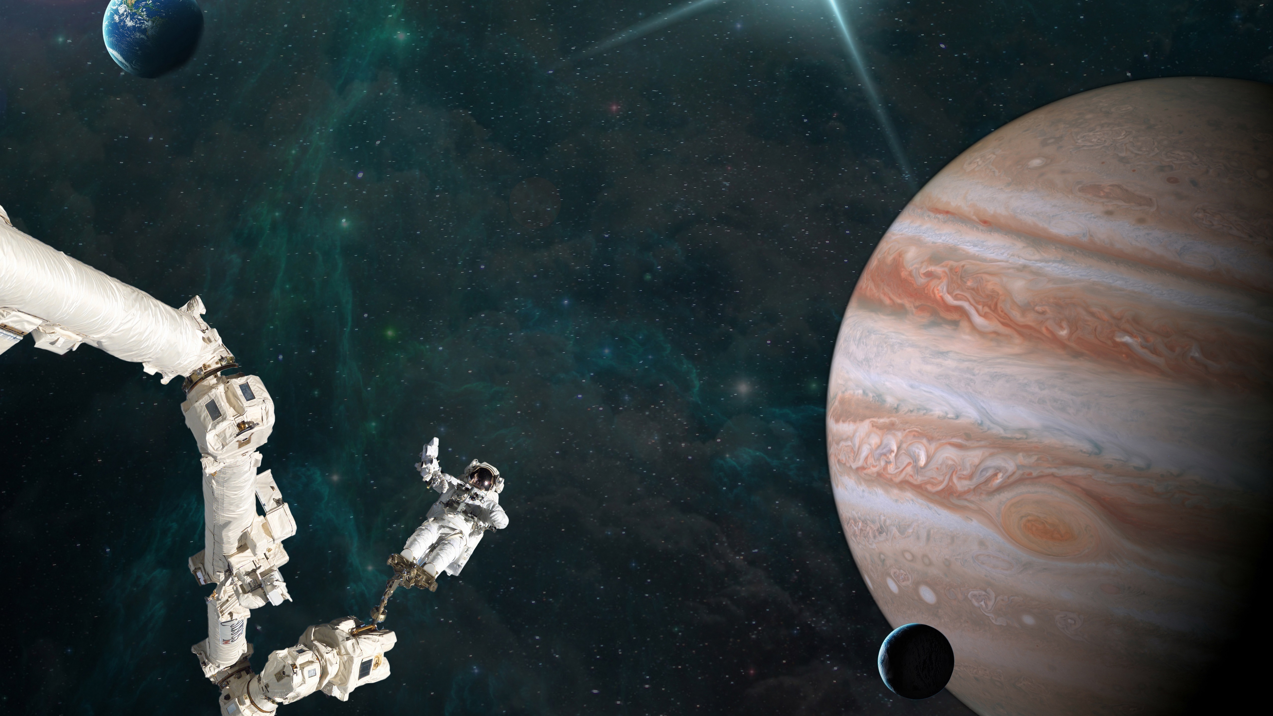 太空 星球 宇航员