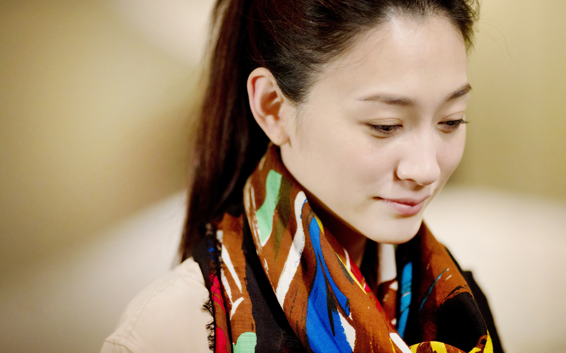 李小冉 演员 气质美女 明星 宽屏