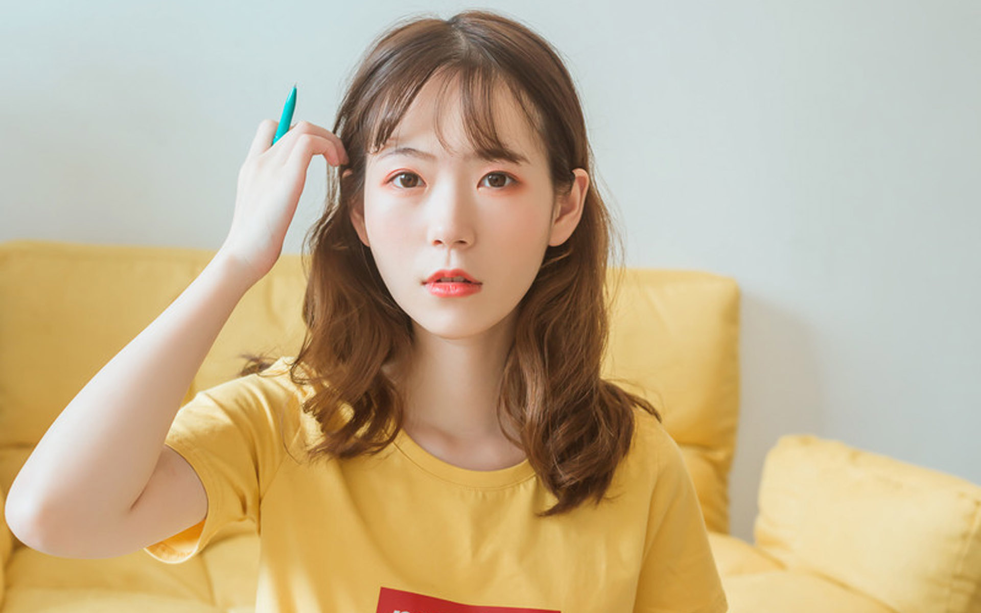 清纯  元气美女  俏皮  可爱  甜美  天真  清新