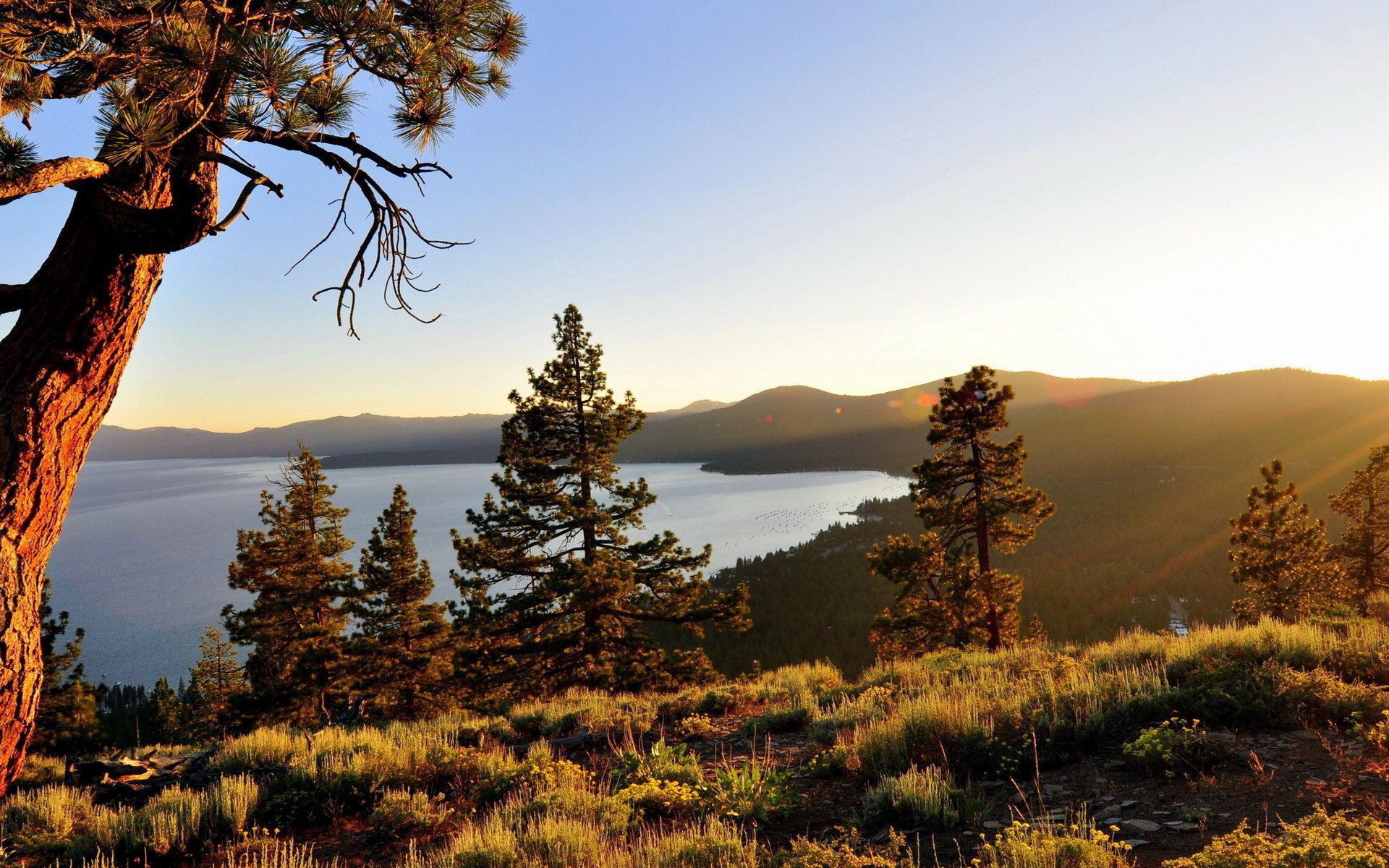 美国 太浩湖 Lake Tahoe 塔霍湖 风景 宽屏