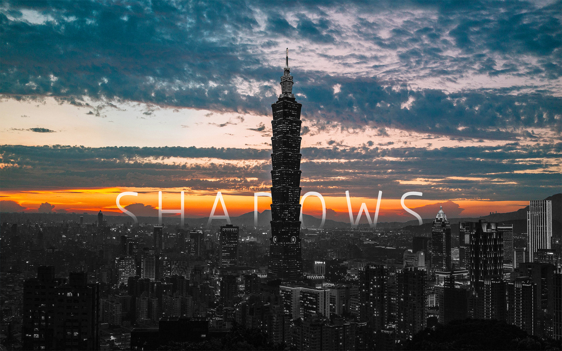 风景 台北 101大楼 建筑 夕阳