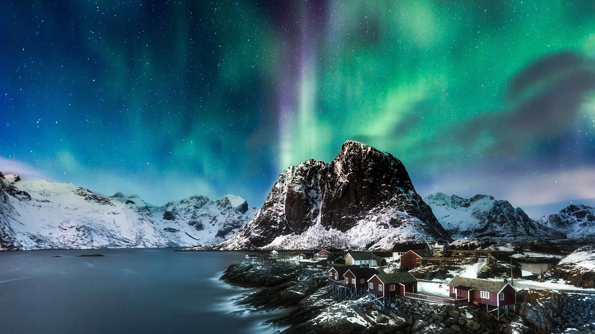 风景 自然风光 北极光 极地