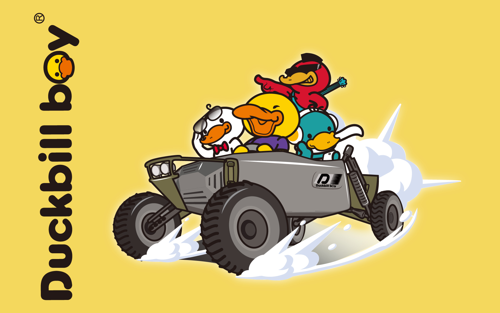 卡通 鸭嘴兽男孩