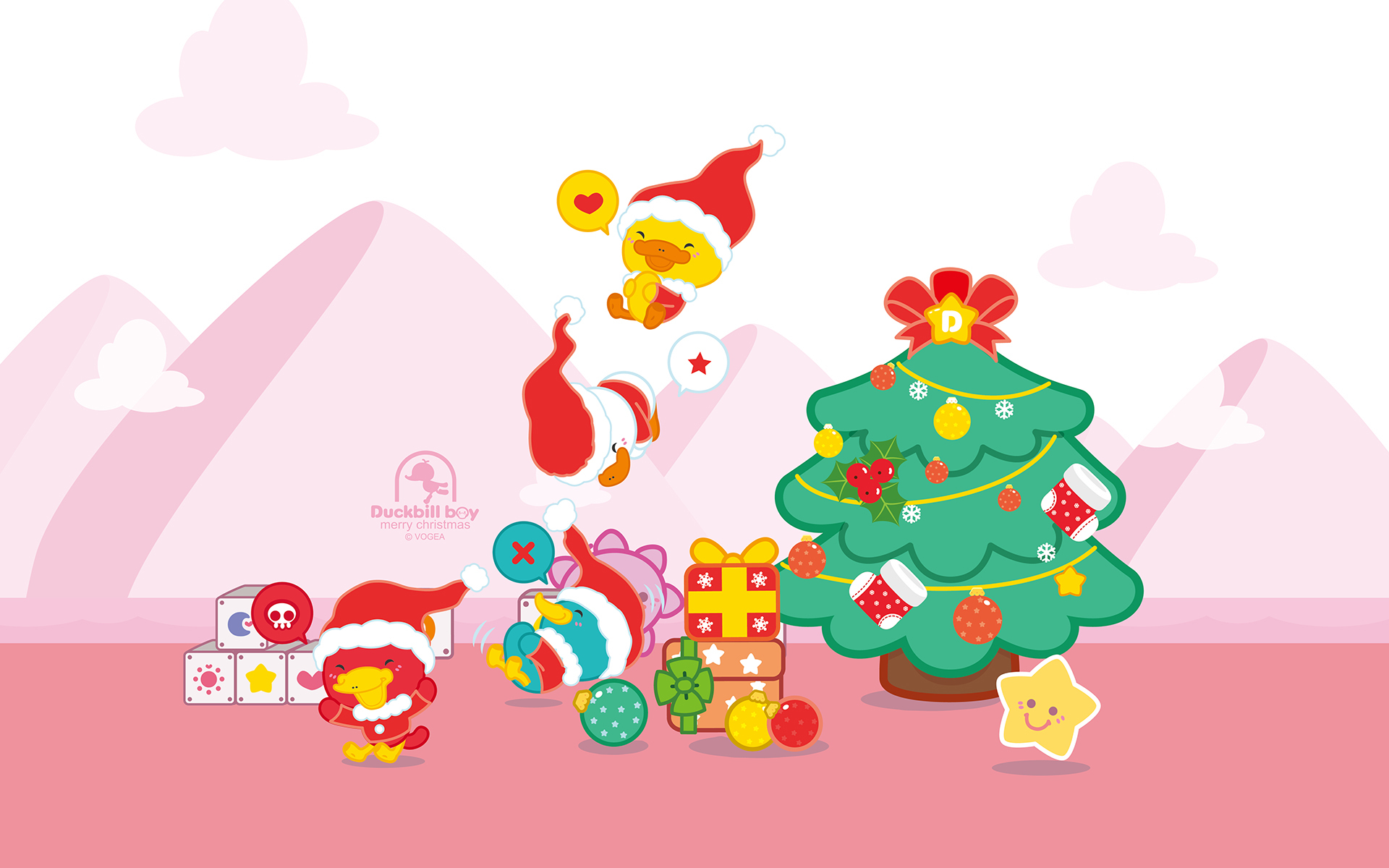 鸭嘴兽男孩 圣诞树