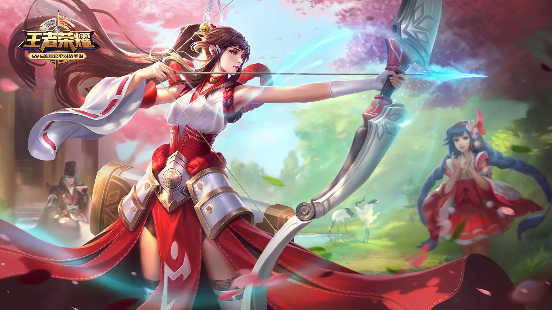 王者荣耀  伽罗花见巫女