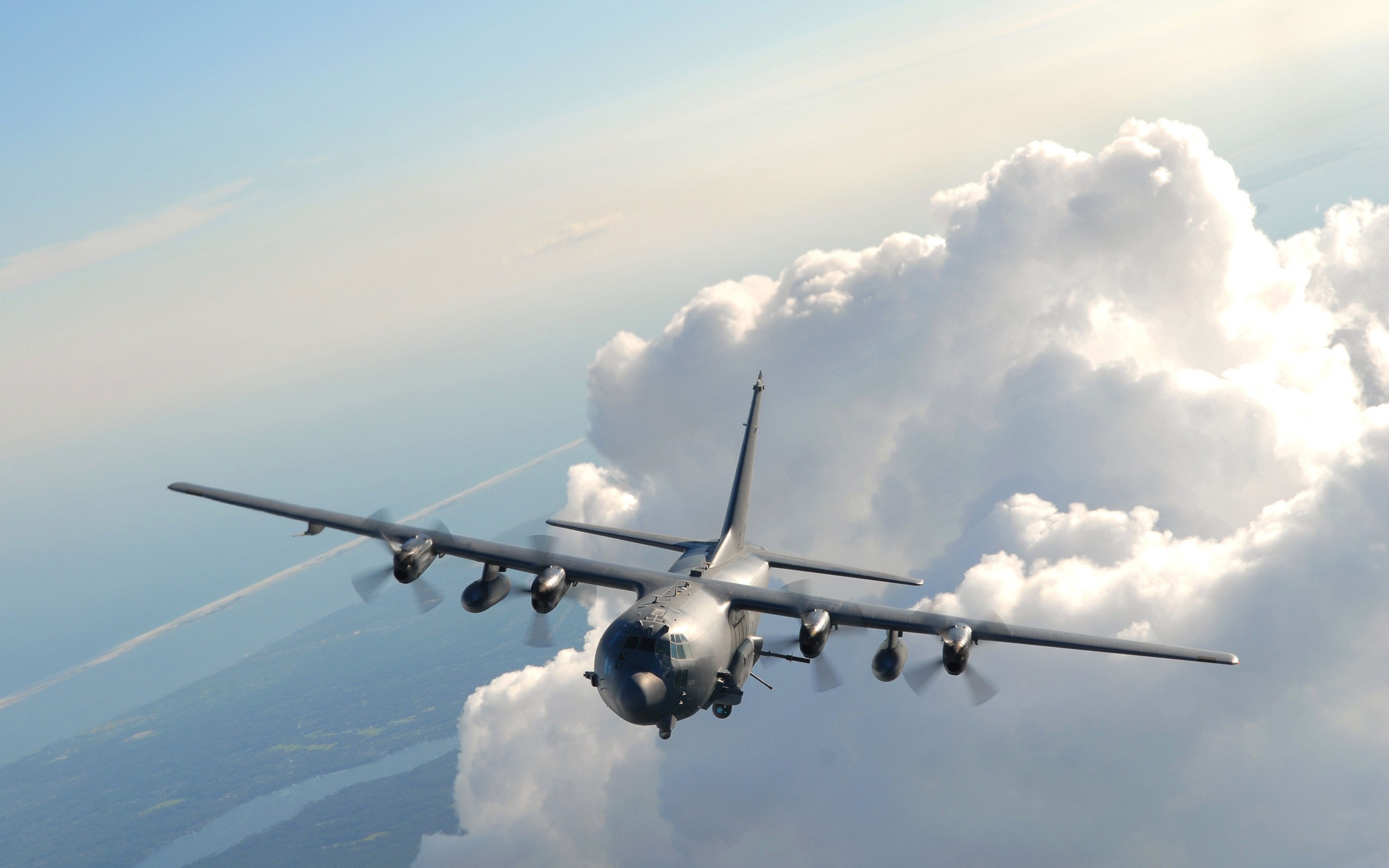 军事 飞机 AC-130 航空 运输机