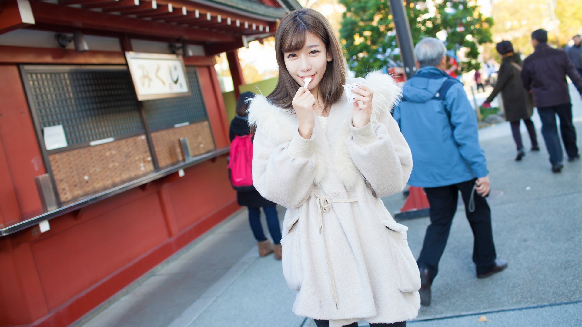 小林志铃 陈潇 美女 模特 清纯 宽屏