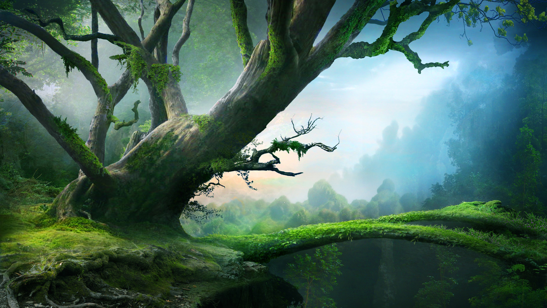 炫酷时尚 手绘 风景