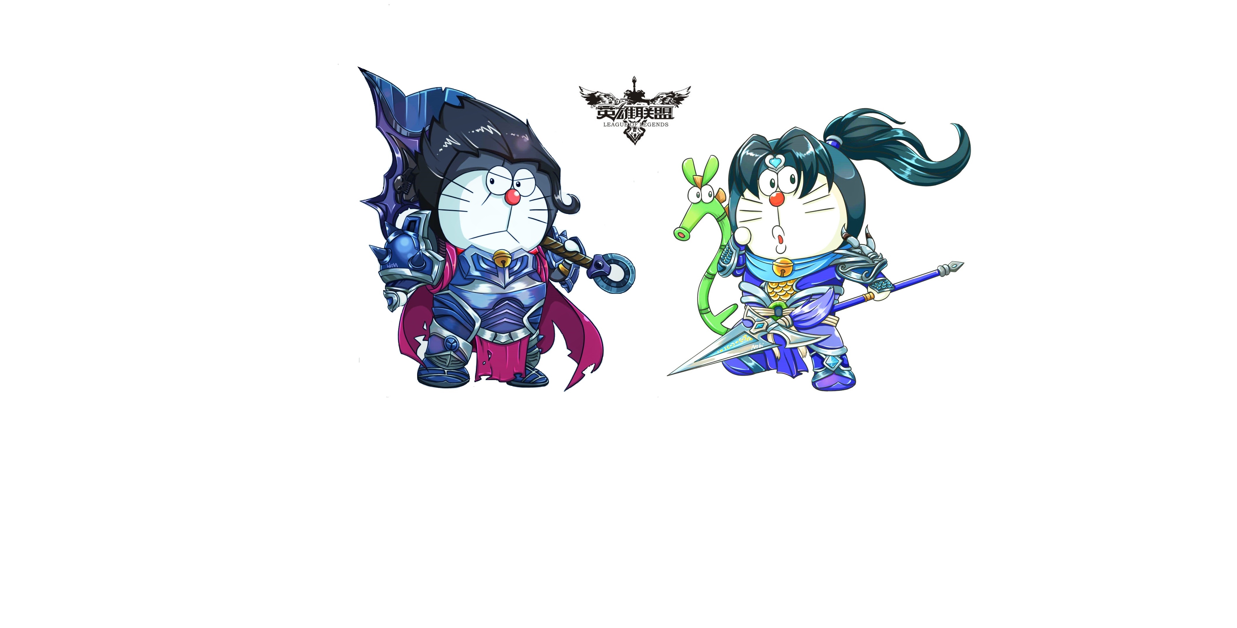 英雄联盟 多啦A梦 机器猫