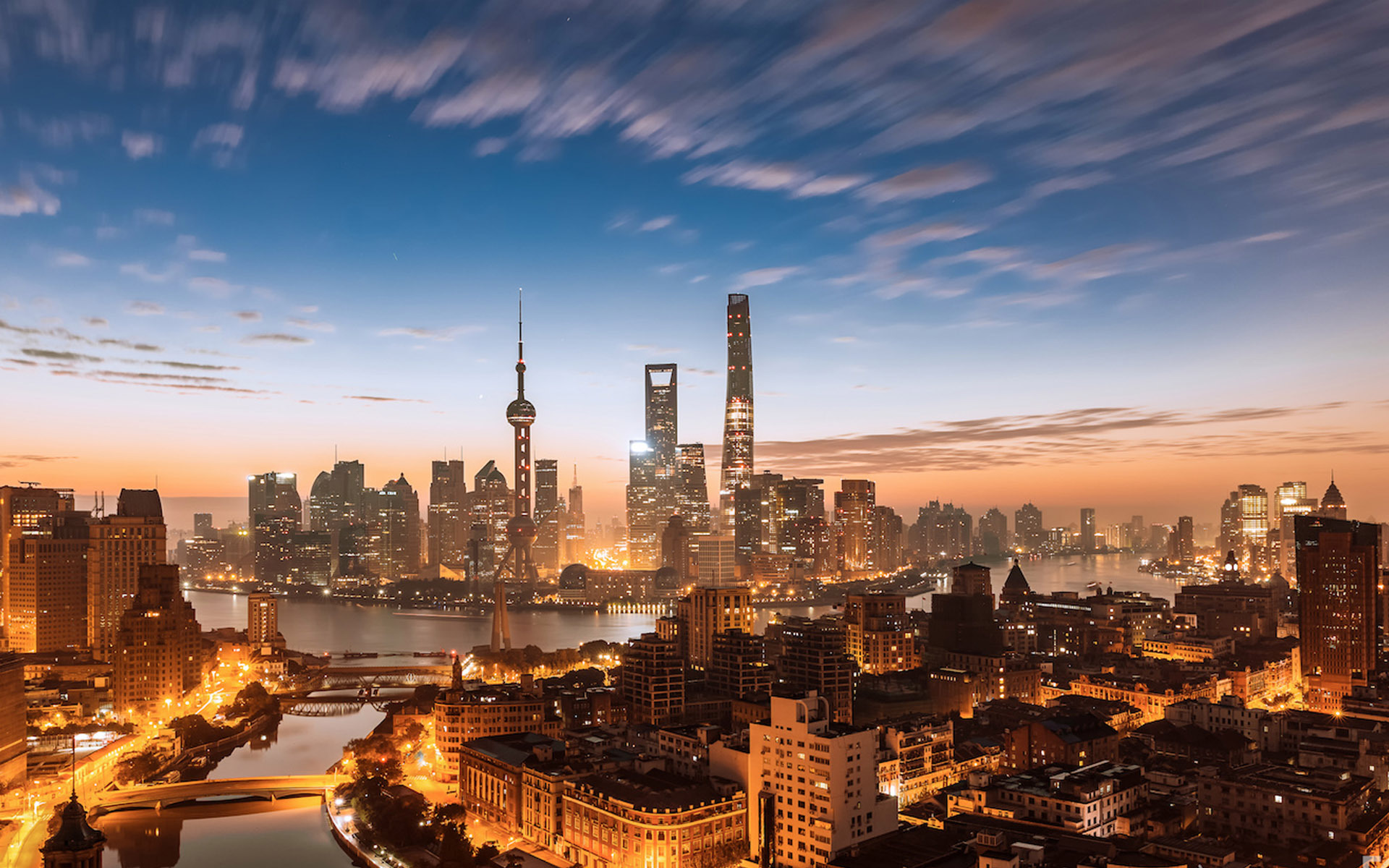 风景 城市夜景 上海 魔都 东方明珠