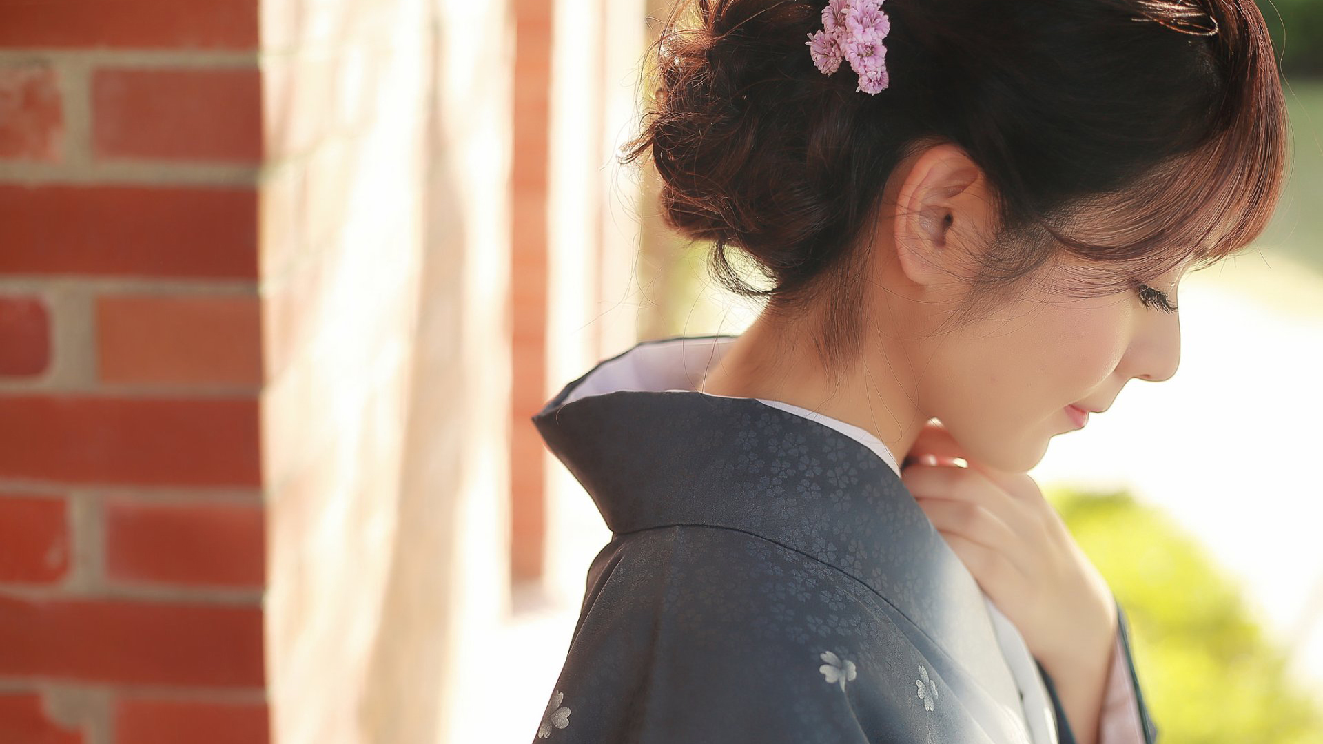 美女 日本风 和服