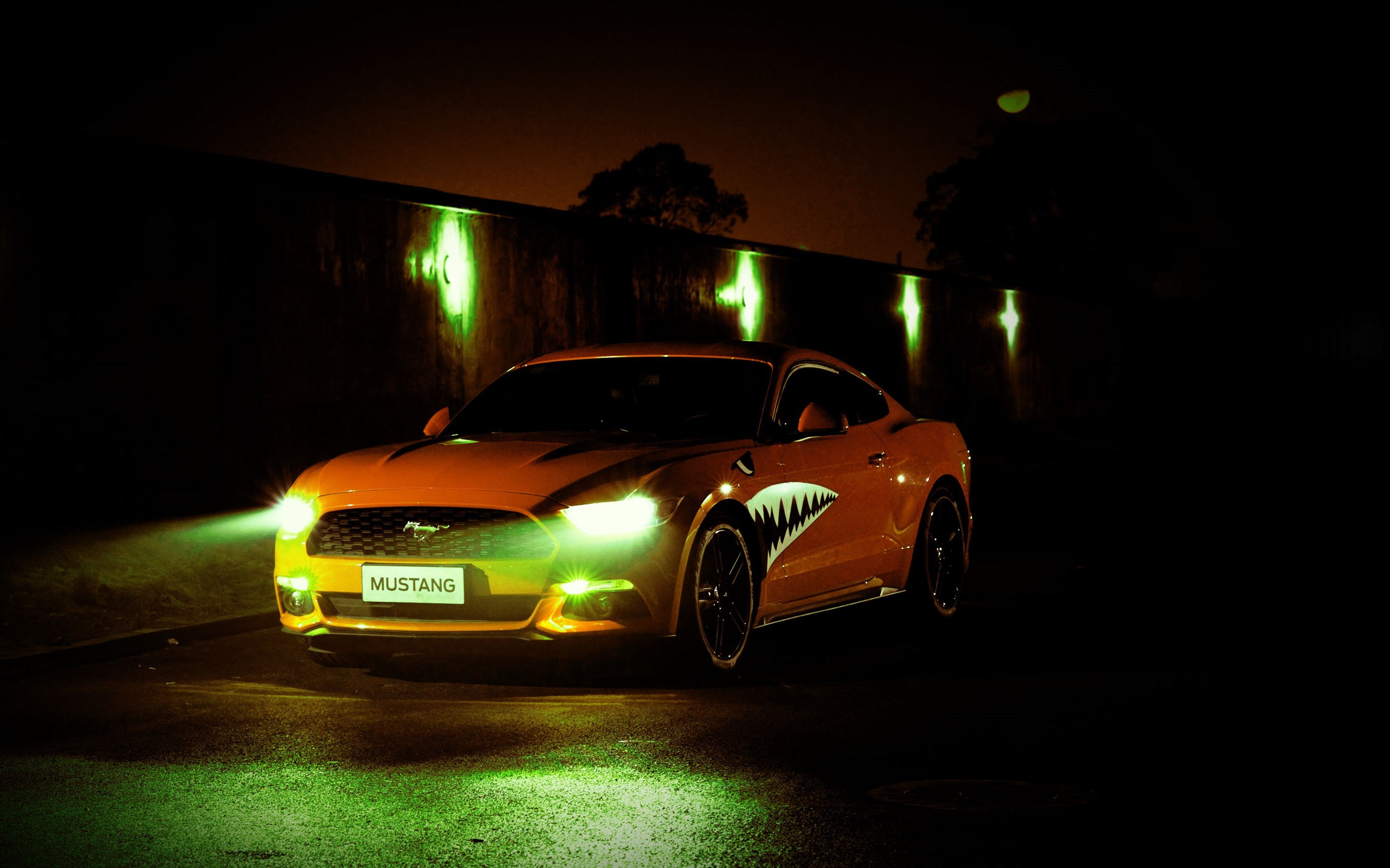 福特 野马 Mustang 万圣节 改装 宽屏