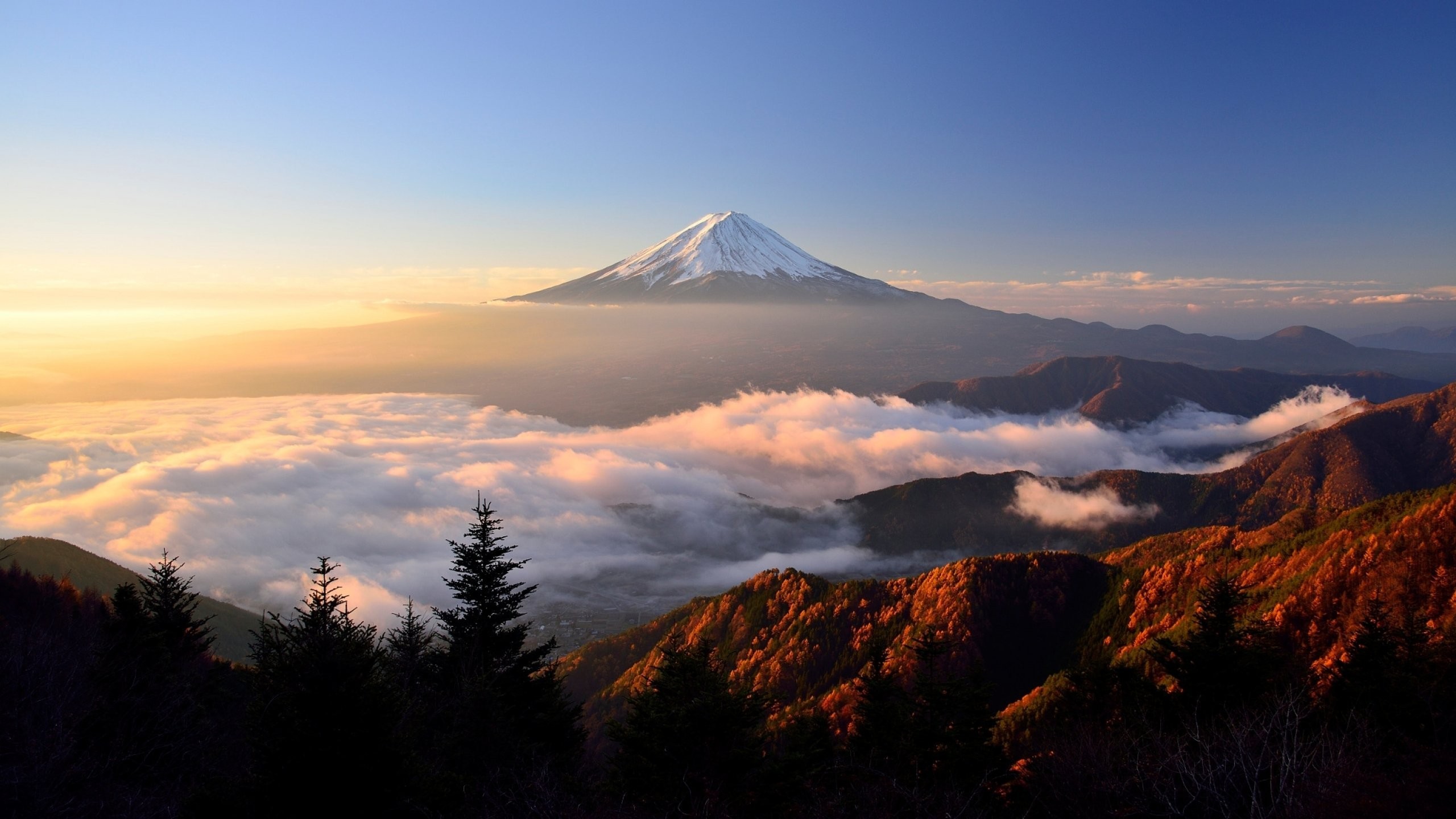 风景 旅游胜地 日本 富士山
