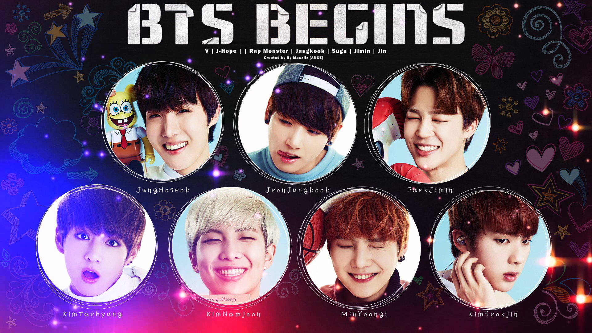 防弹少年团 BTS 韩国 男团 组合