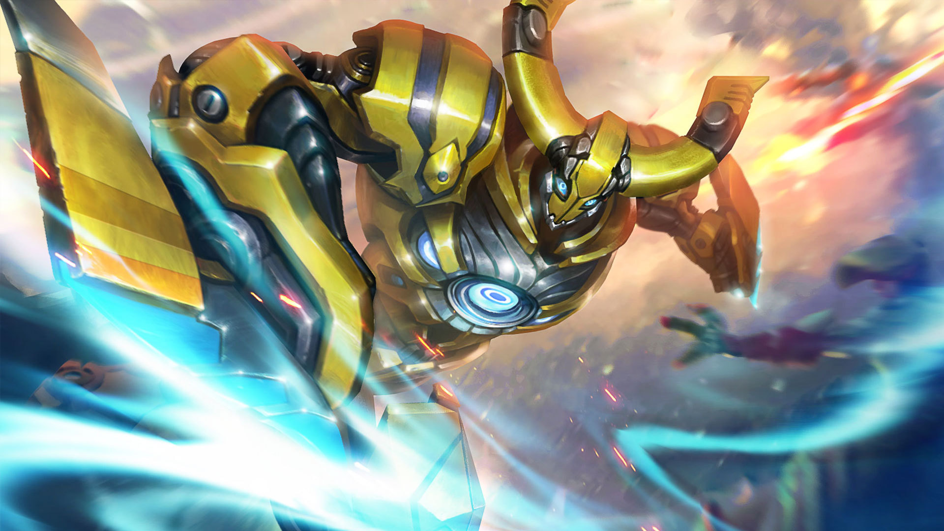 王者荣耀 墨子 金属风暴