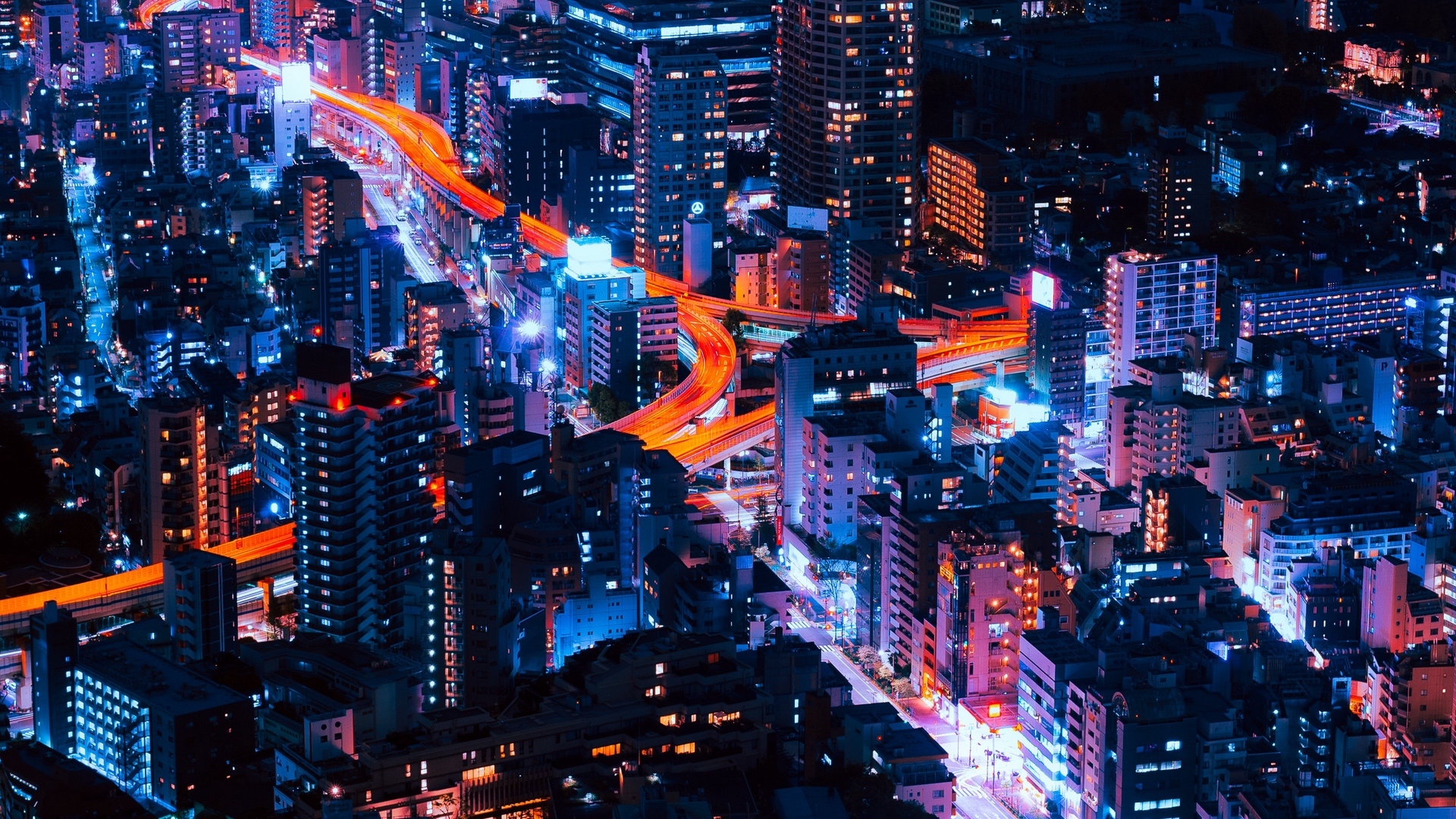 城市夜景  城市夜晚唯美风景  建筑