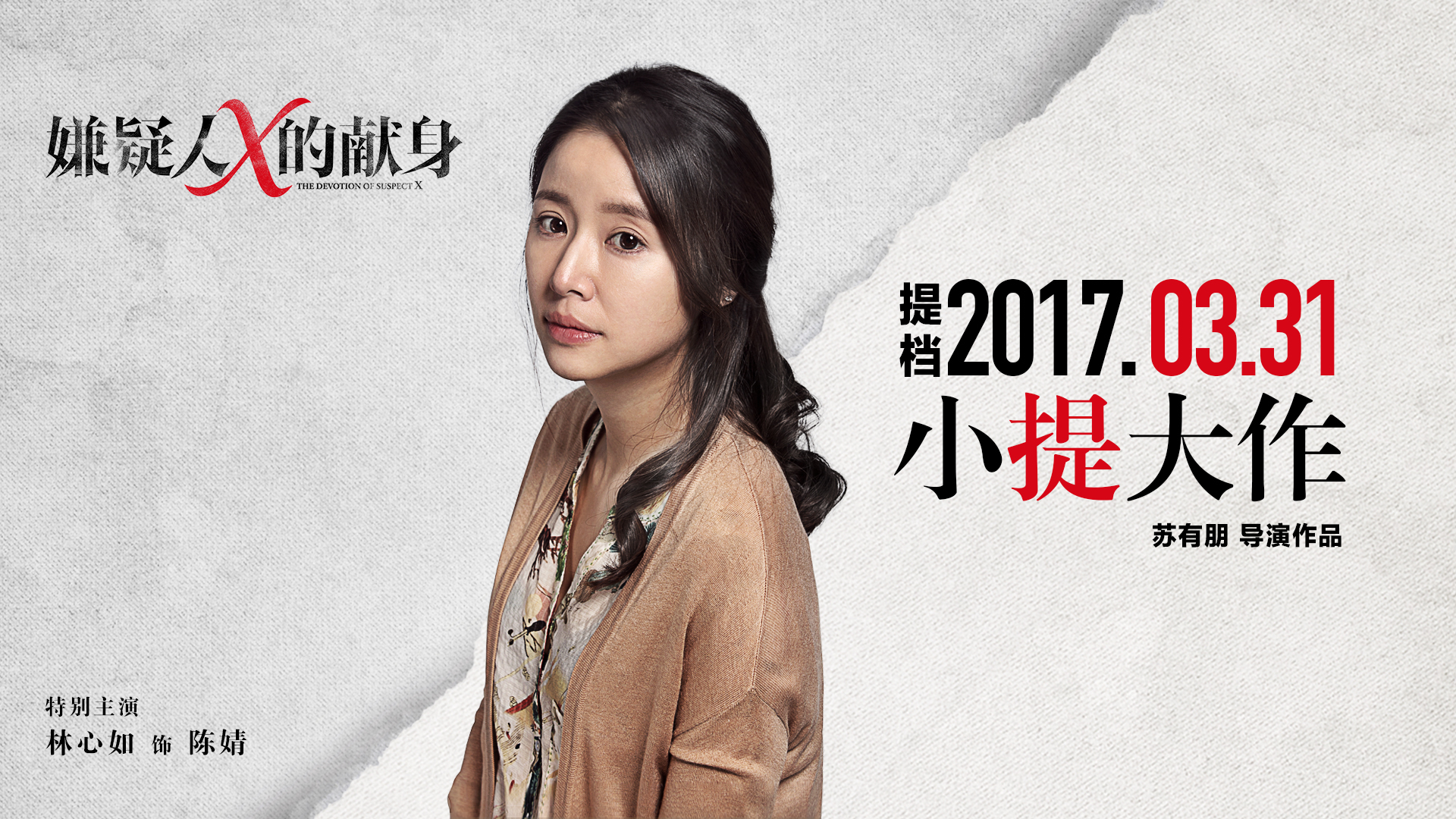 嫌疑人x的献身 林心如