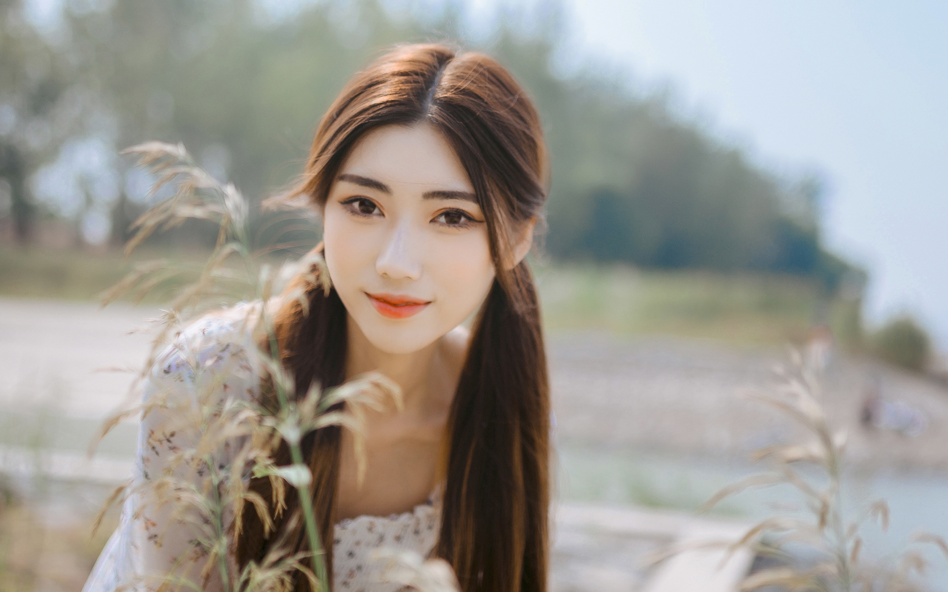 清纯  马尾  清纯美女  甜美  性感