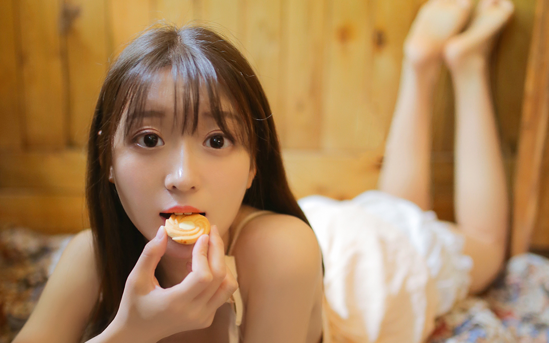 清纯  可爱软妹纸呆萌美女