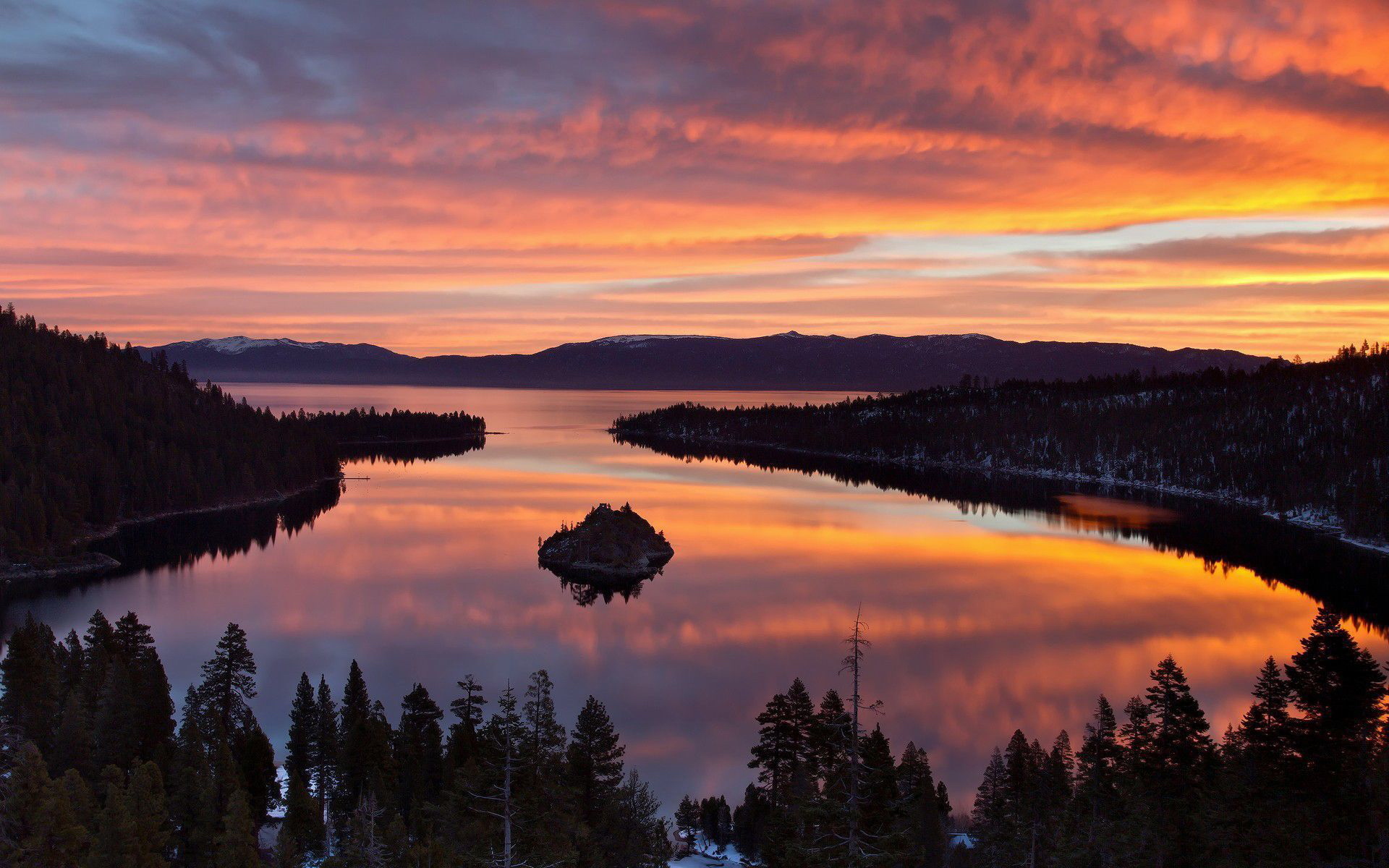 美国 太浩湖 Lake Tahoe 塔霍湖 风景 宽屏