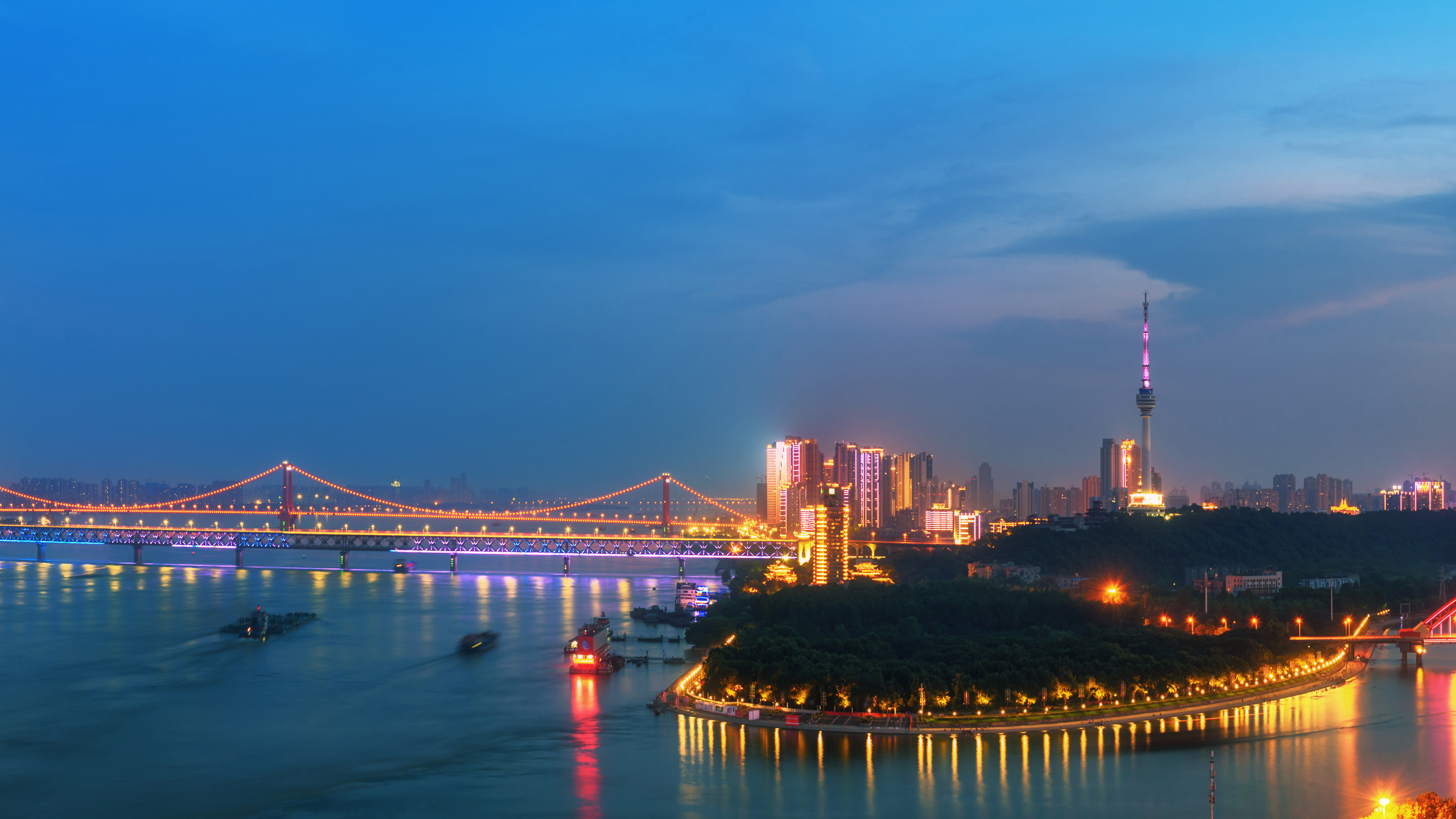 城市夜景 武汉