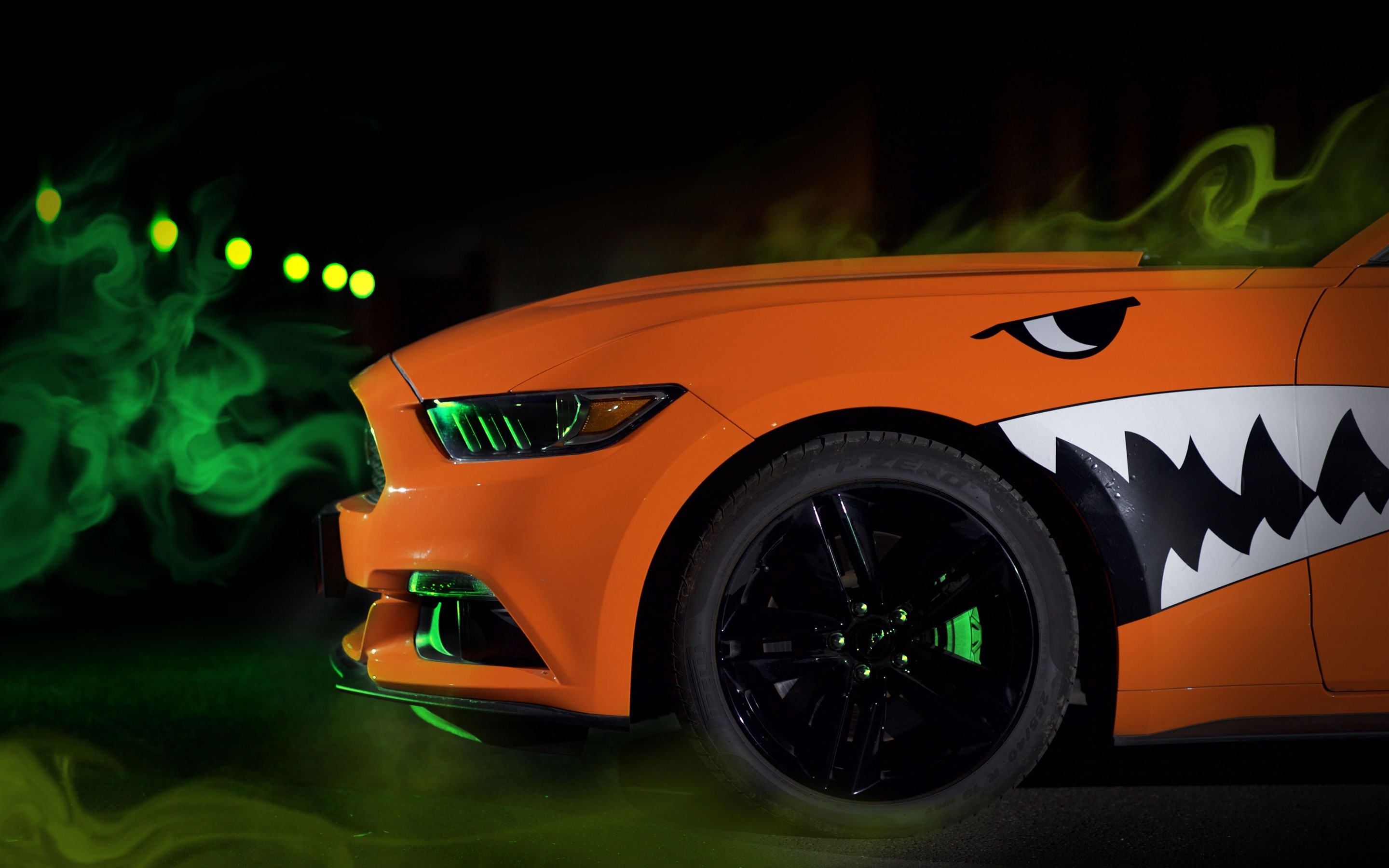 福特 野马 Mustang 万圣节 改装 宽屏