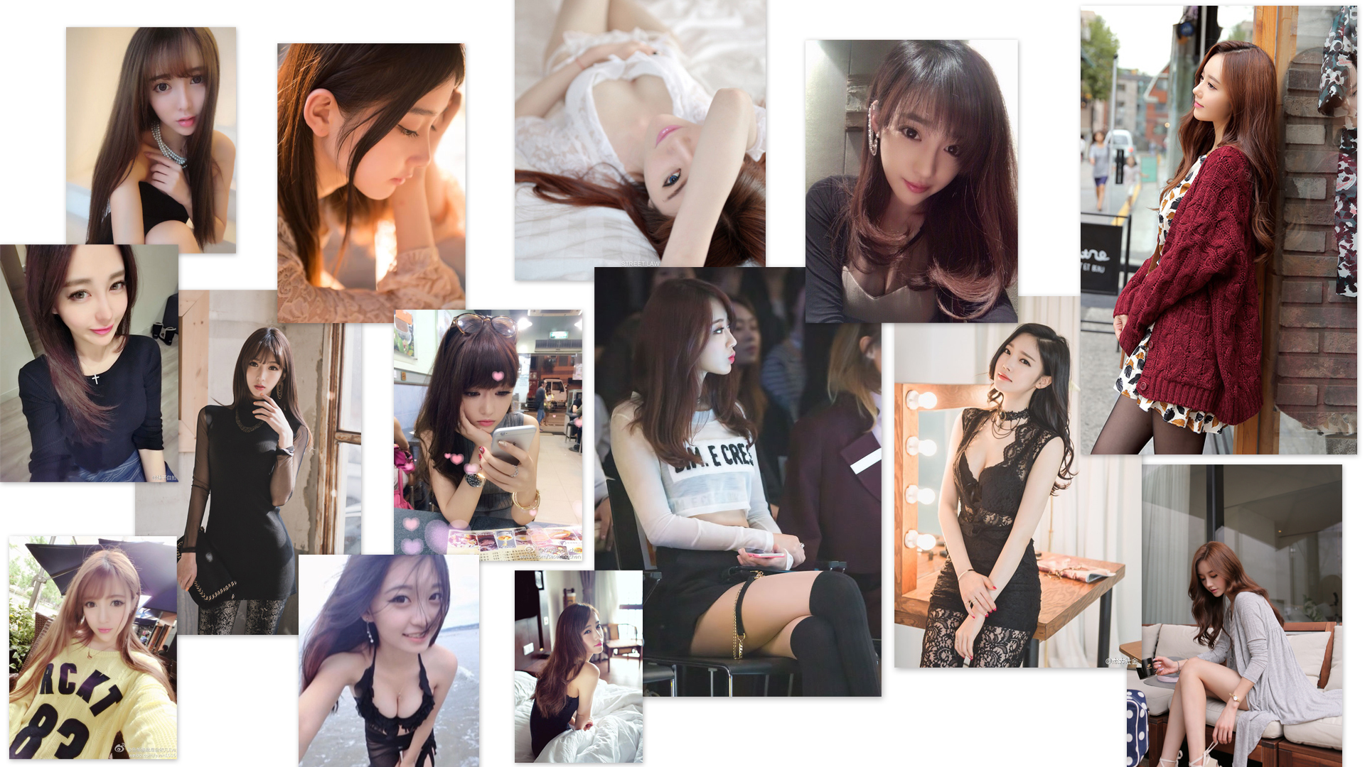 美女 好多美女 养眼