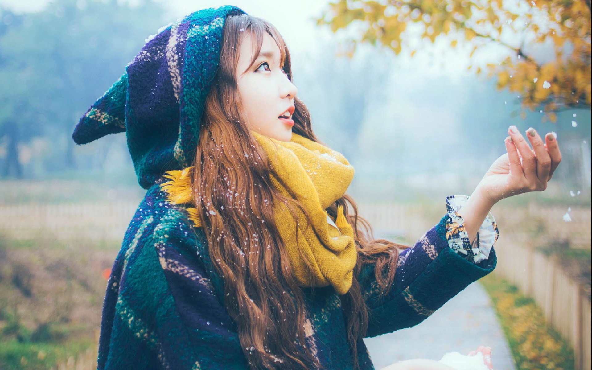 美女 清纯 文静 文艺女青年 活泼