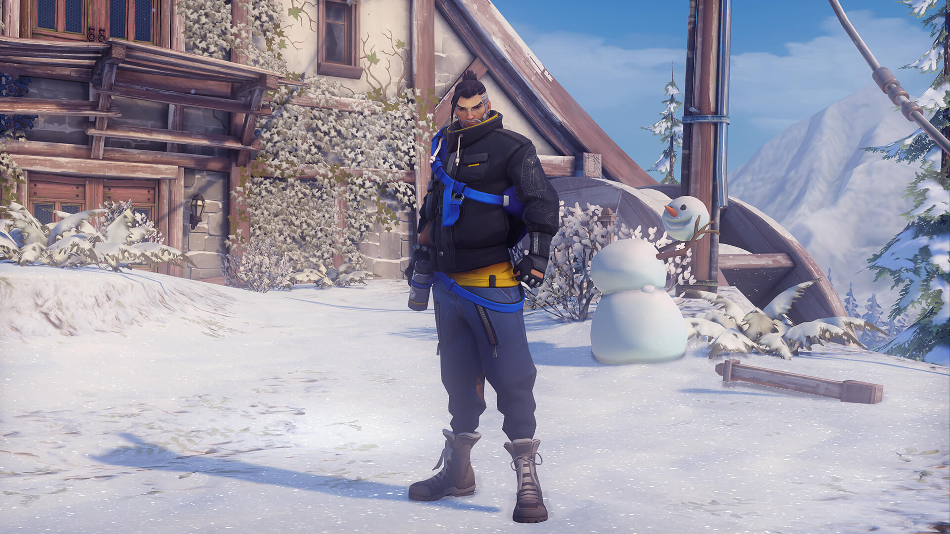 游戏 守望先锋 DVA 半藏