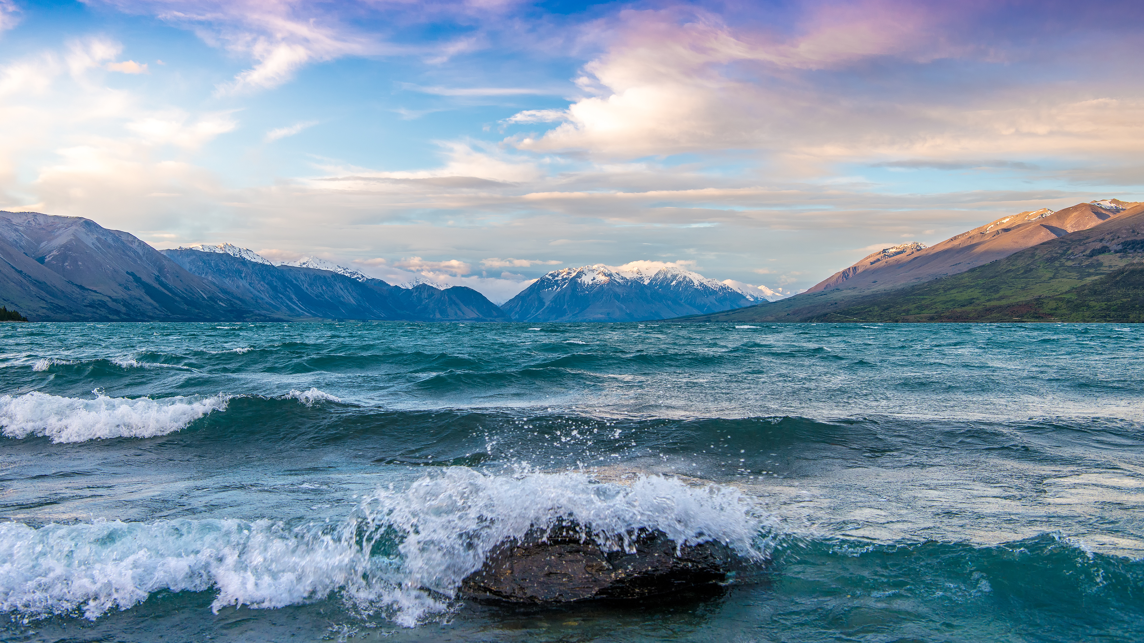4K 风景 海洋 海浪 蓝色海洋