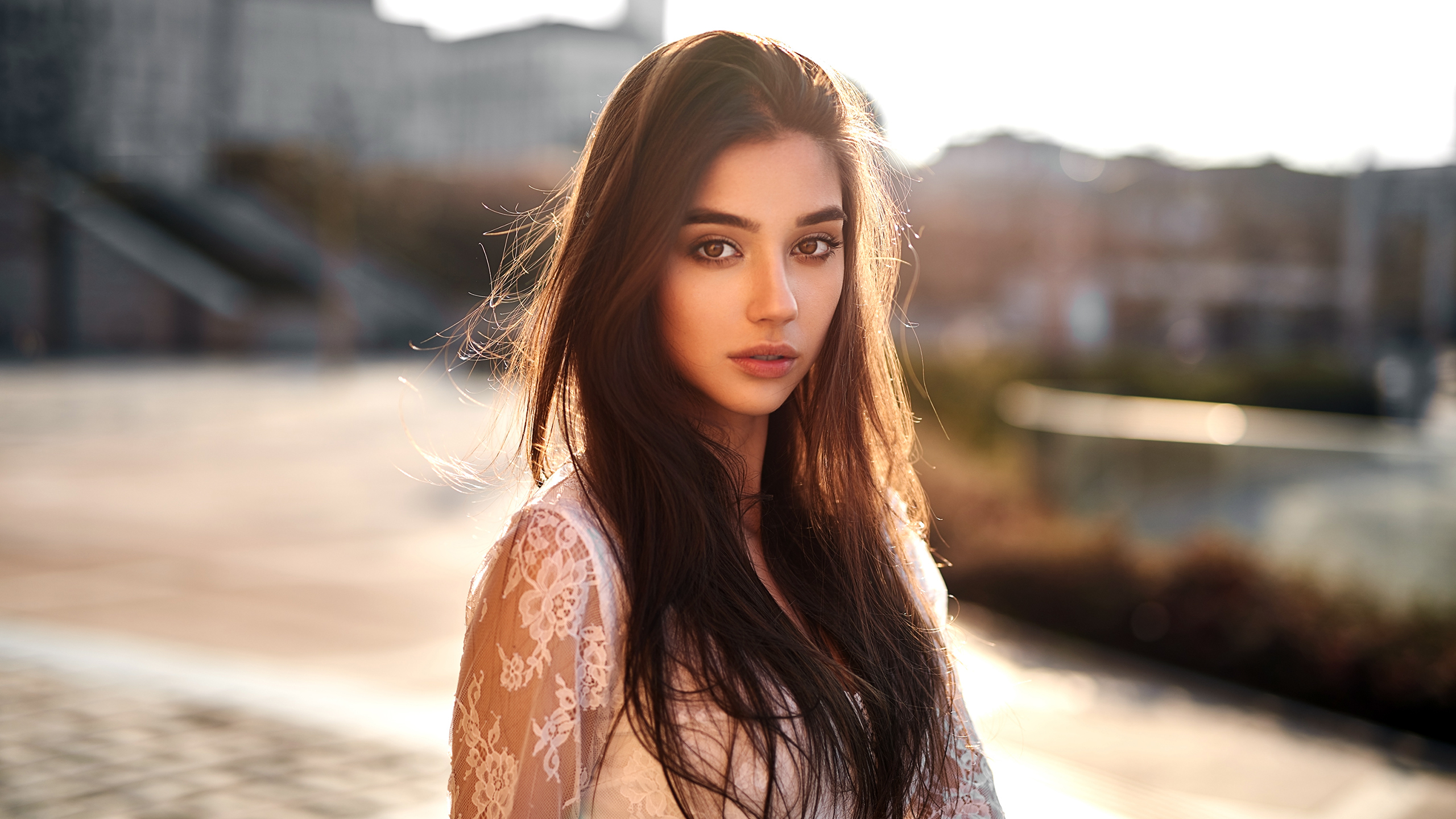 欧美女神 长发大眼