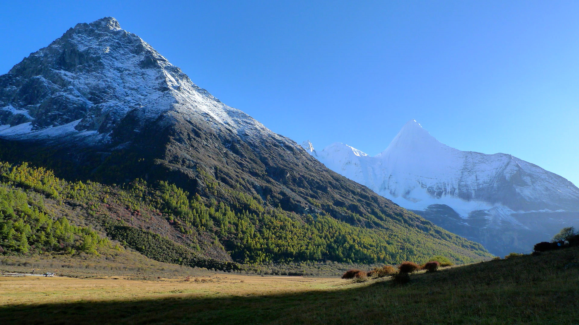 风景 自然风景 稻城亚丁 美丽壮观 宽屏