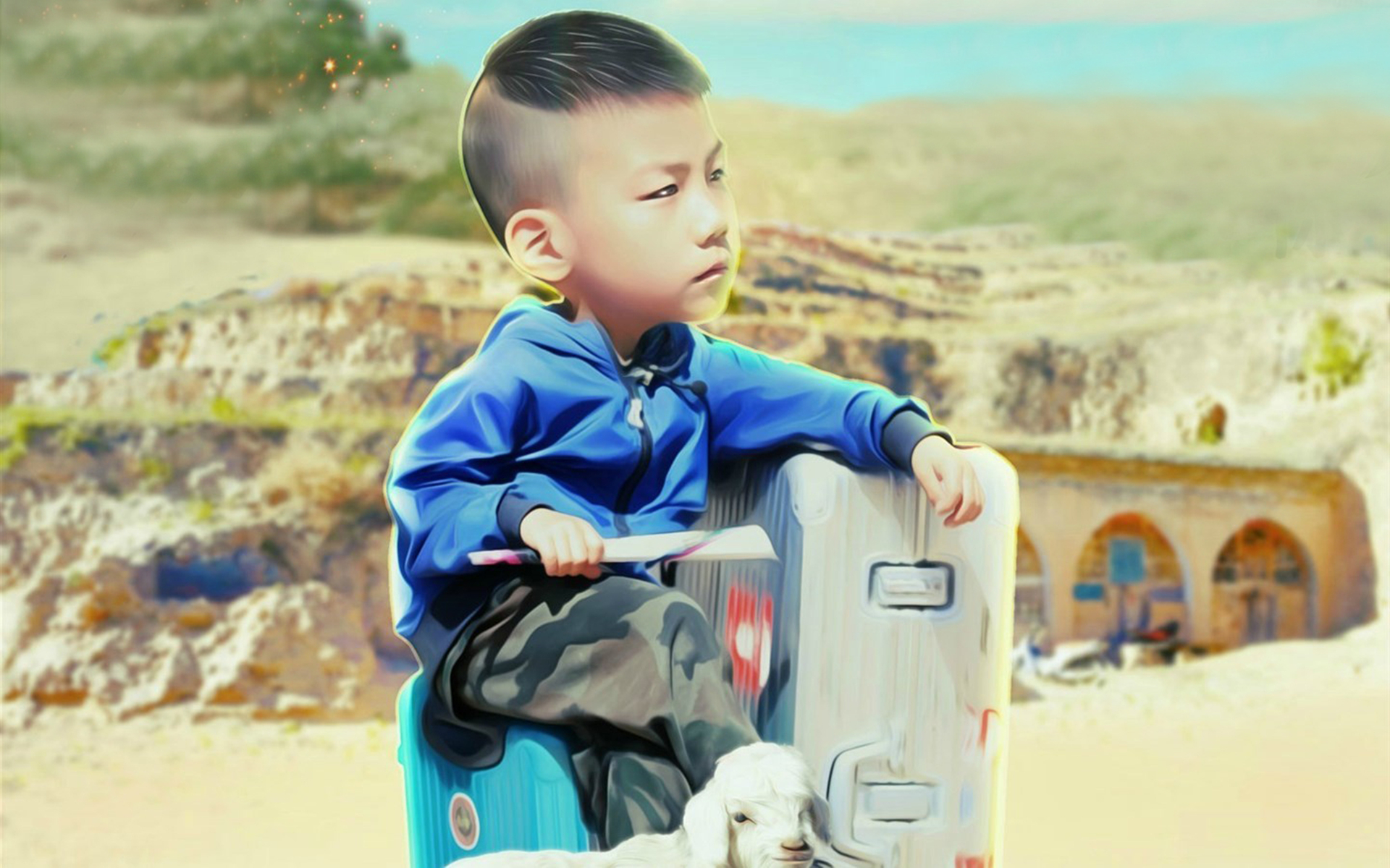 爸爸去哪儿 胡皓康