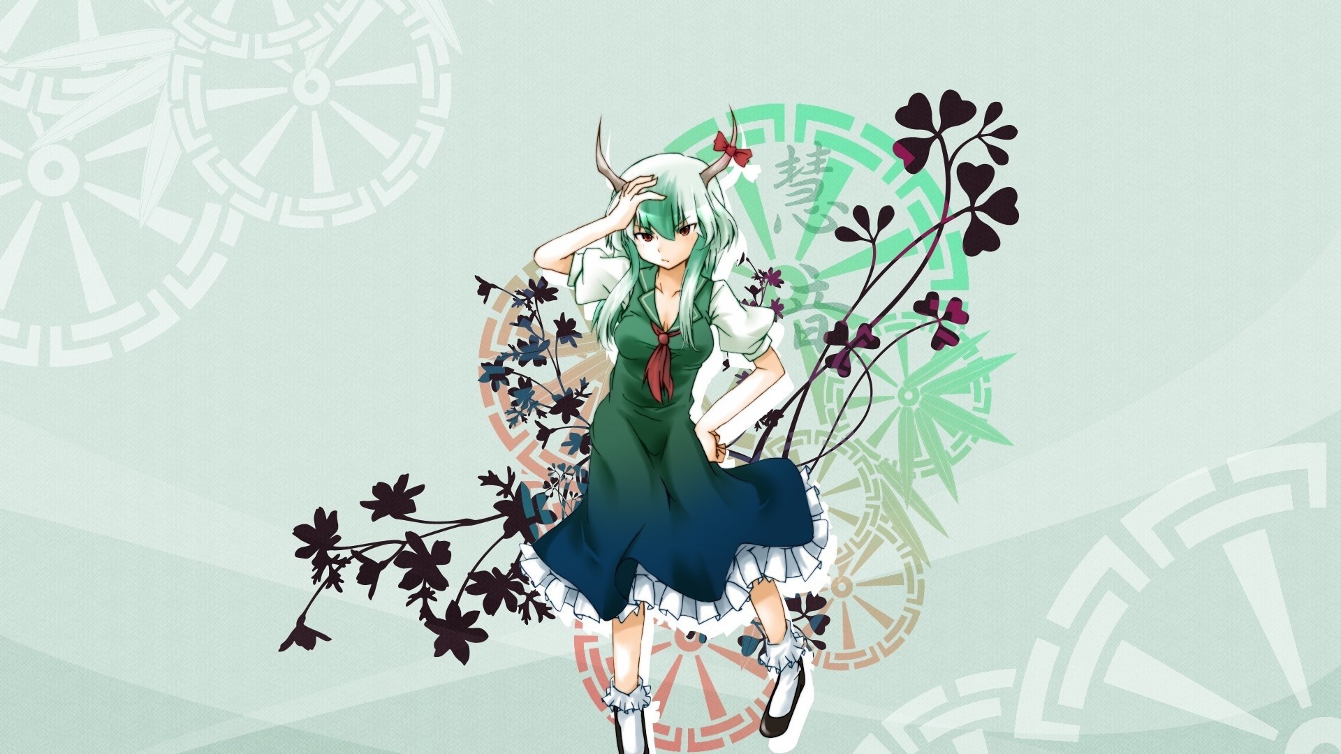 动漫 卡通 少女 慧音