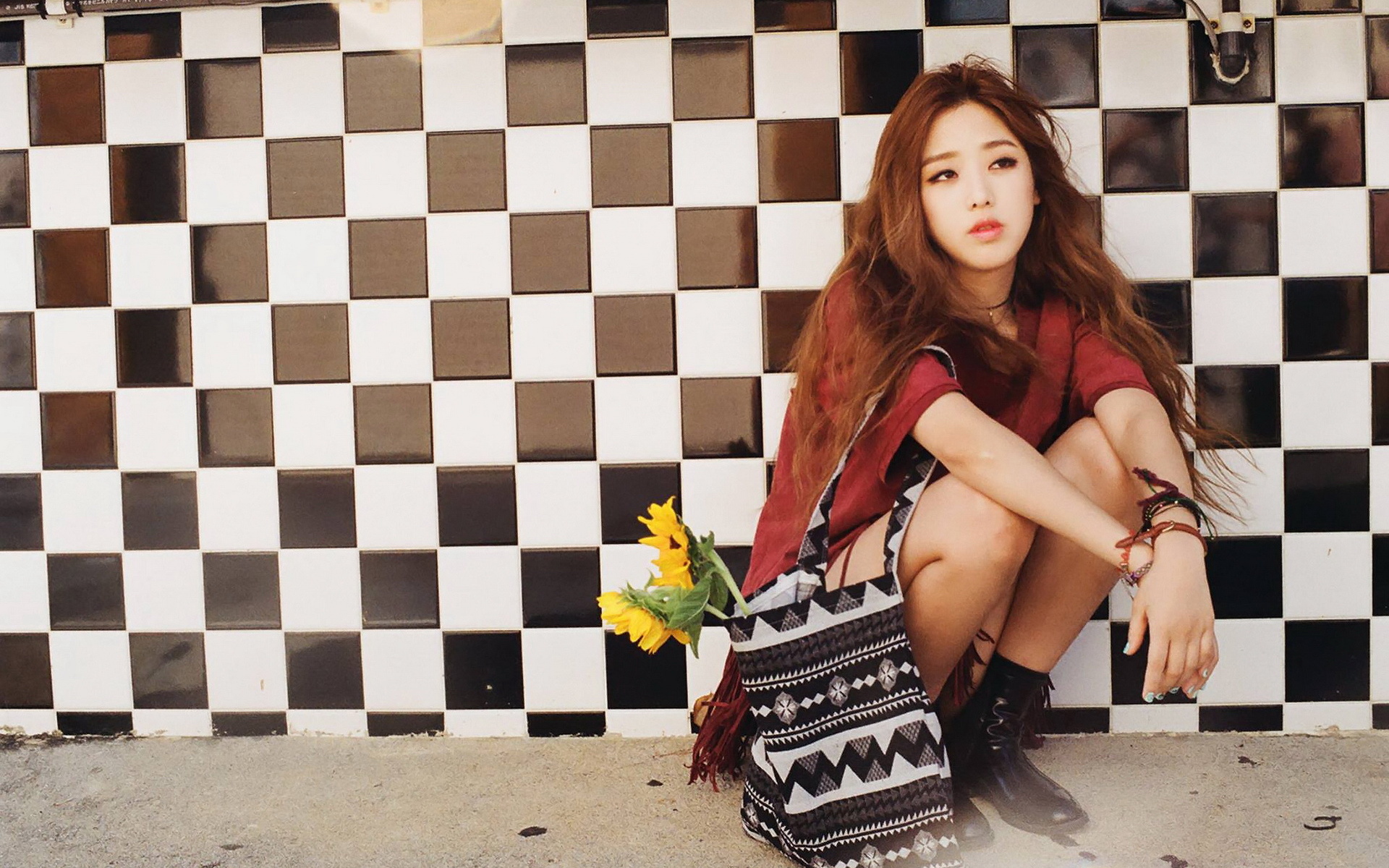 kisum 韩国 Rapper 美女 歌星 宽屏