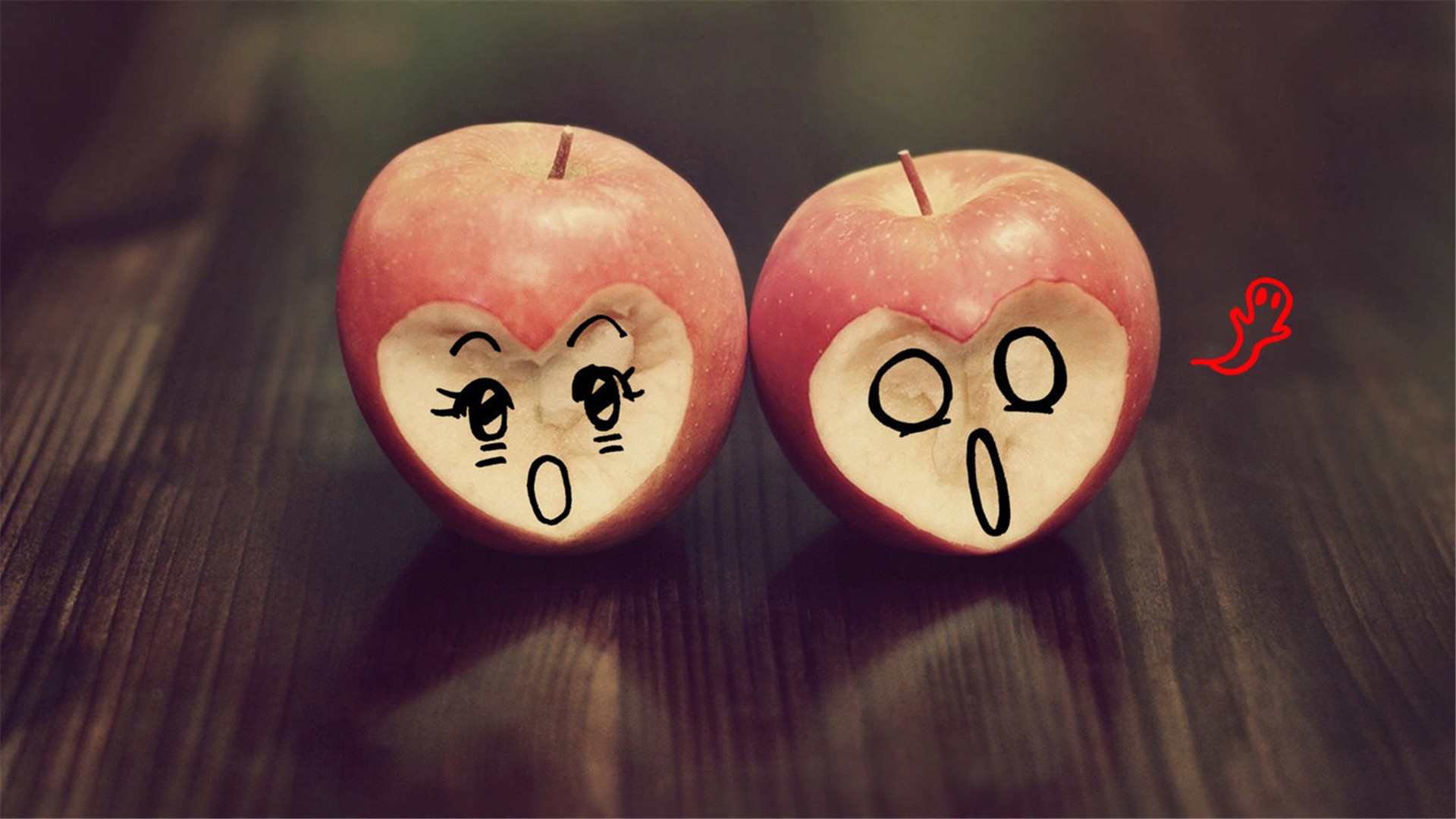 小清新 简单 苹果 搞笑 可爱 高清