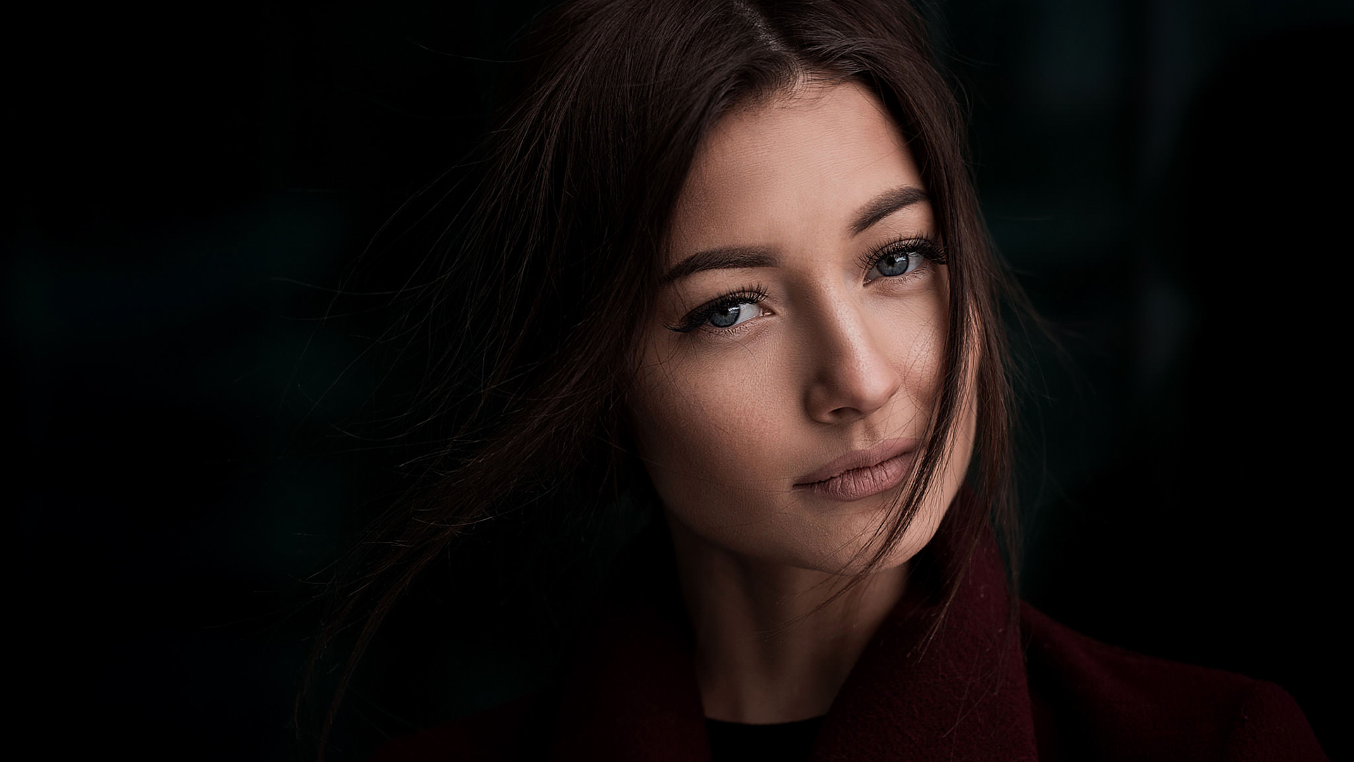 欧美女神 长发 棕发