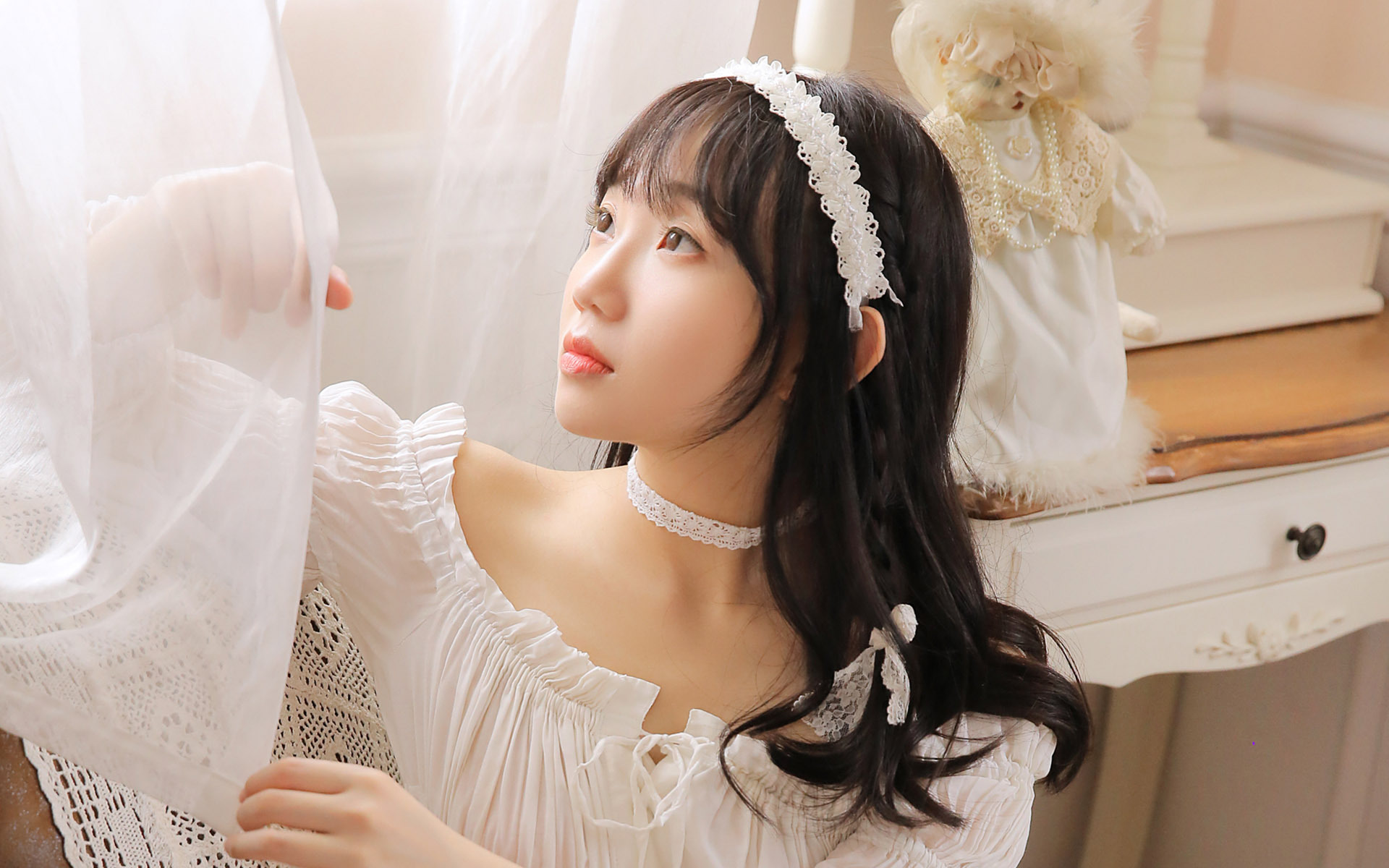 清纯  蕾丝  纱裙  唯美 清新