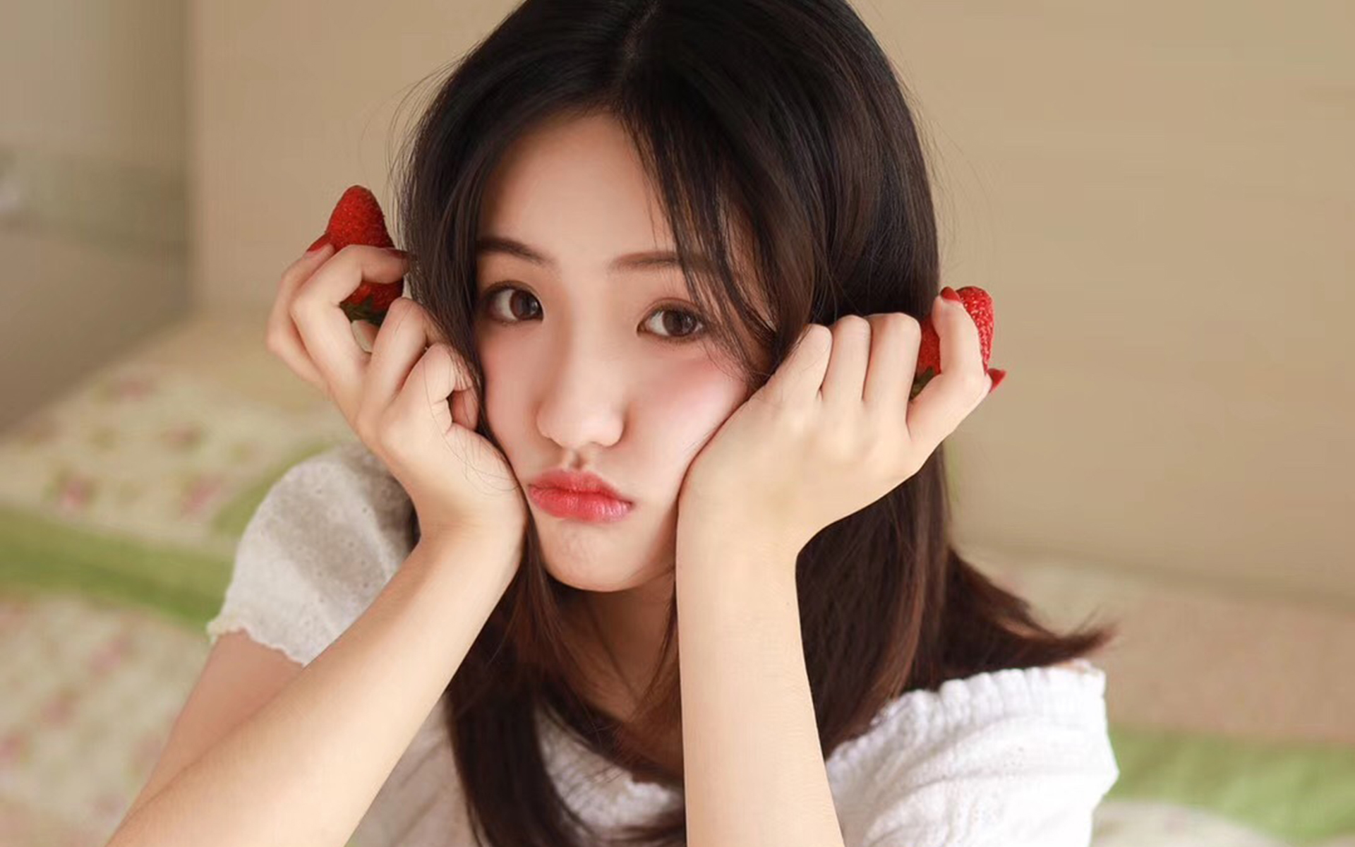 清纯 草莓 可爱