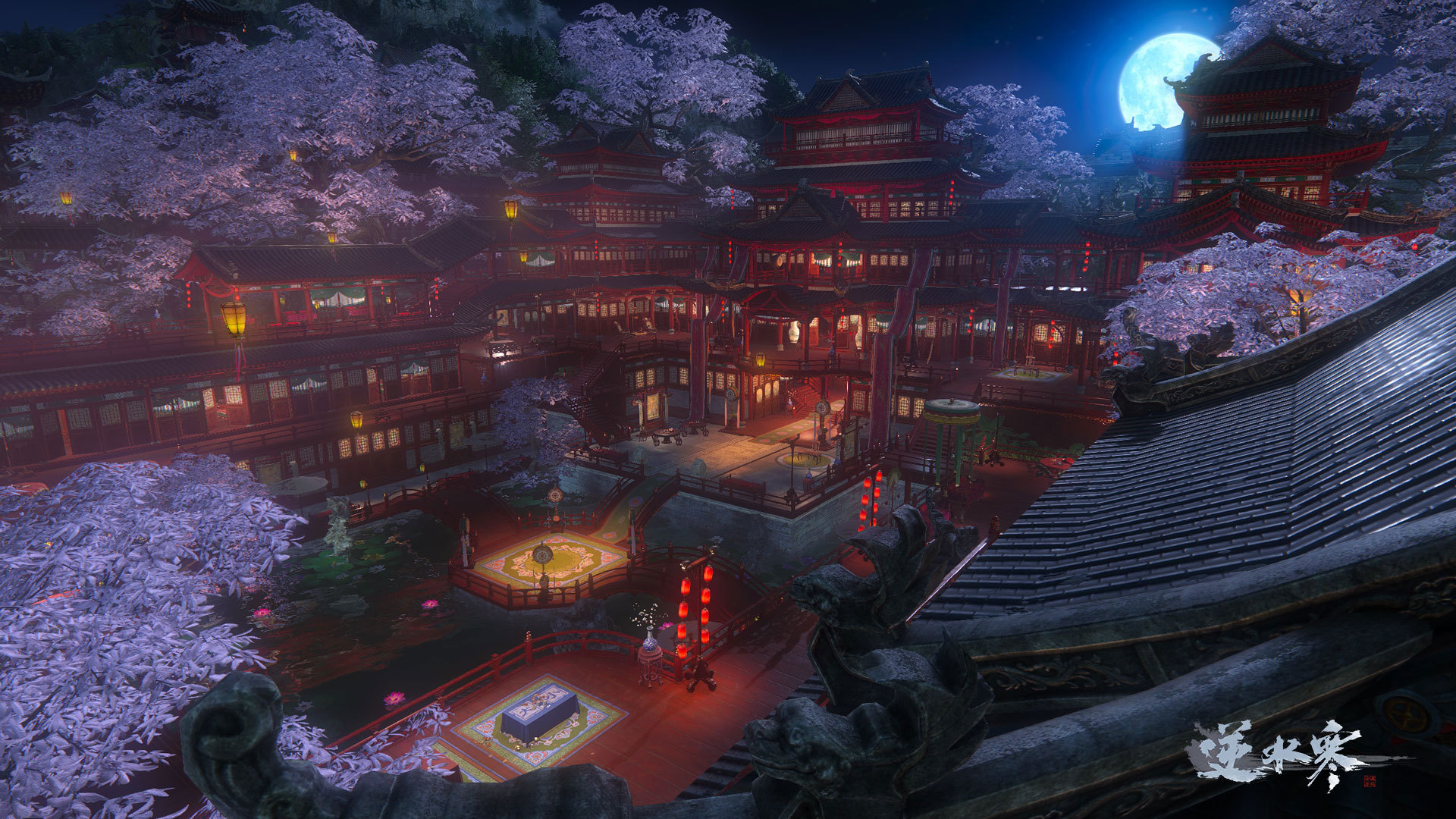 游戏  逆水寒游戏唯美场景