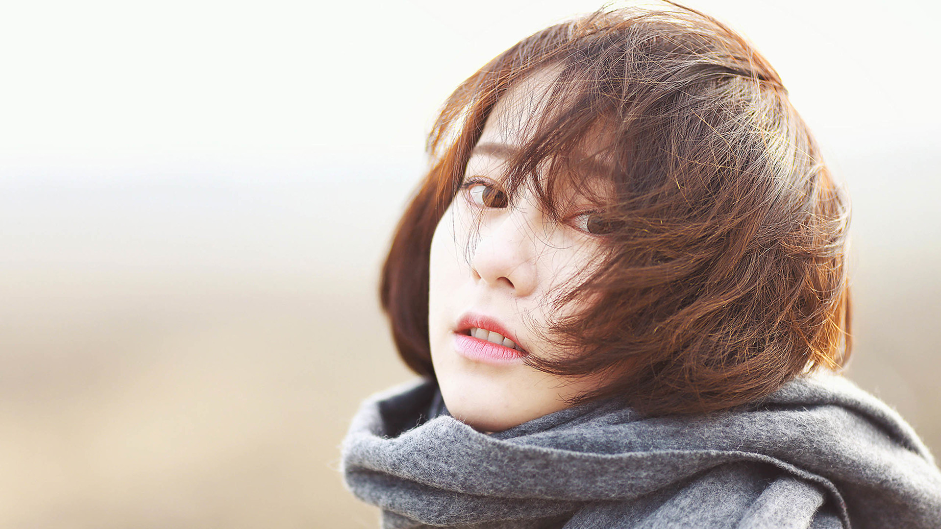 清纯 短发 阳光 治愈系