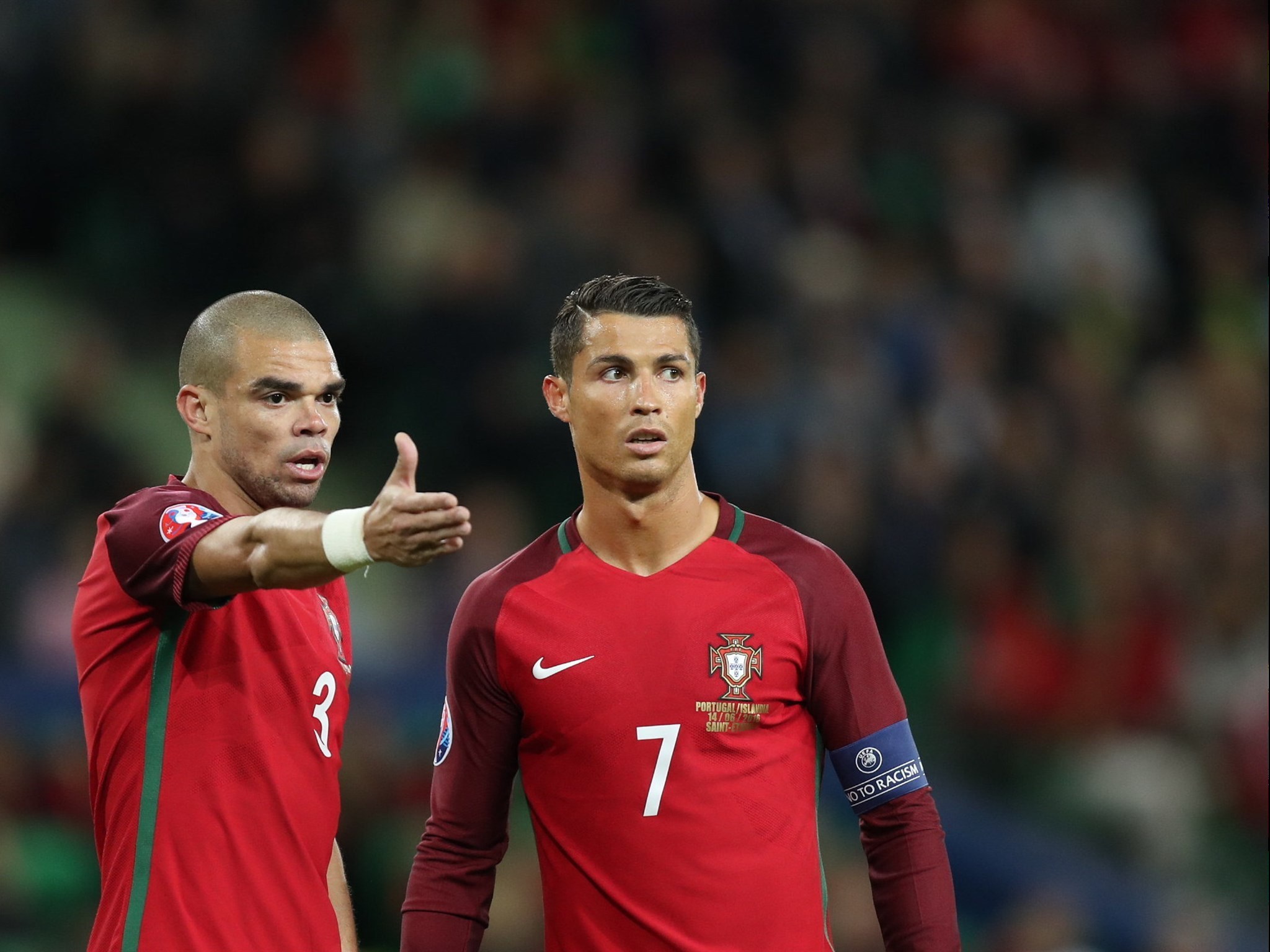 C罗 葡萄牙国家队 足球 佩佩