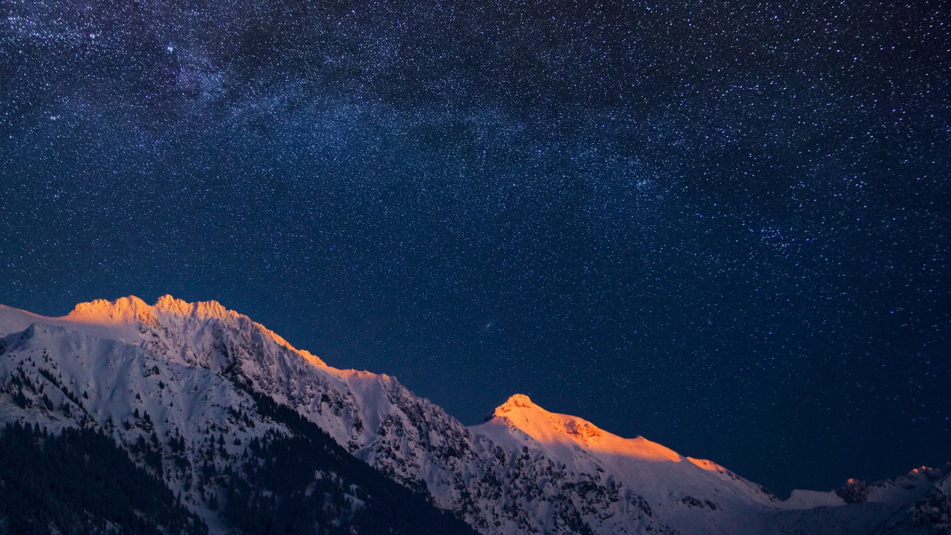 风景 夜景 星空