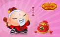 炫酷 中国风 设计 招财童子 新年 2月9日 儿童桌面专用