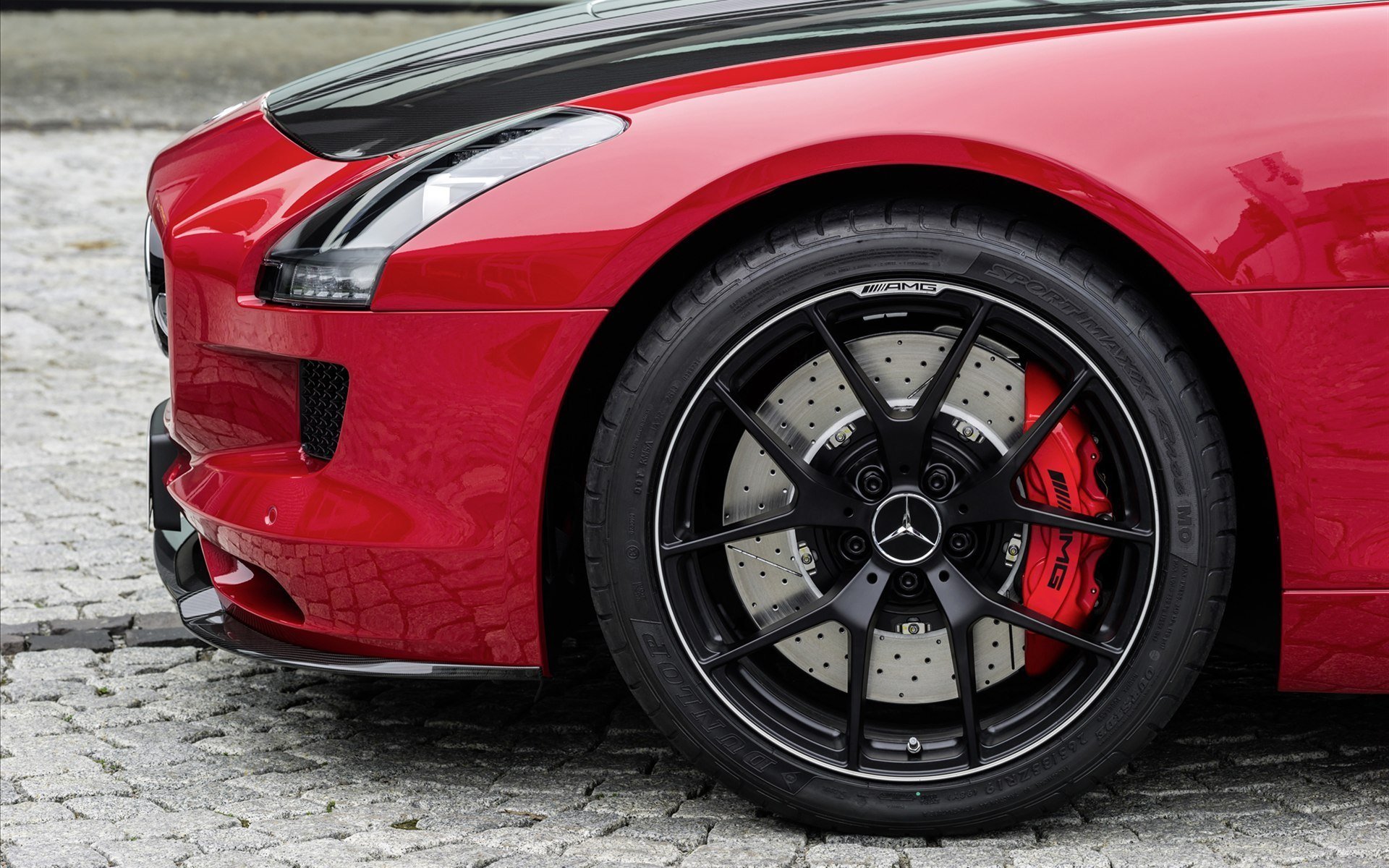 汽车 跑车 酷车 梅赛德斯奔驰 SLS 超跑 儿童桌面专用