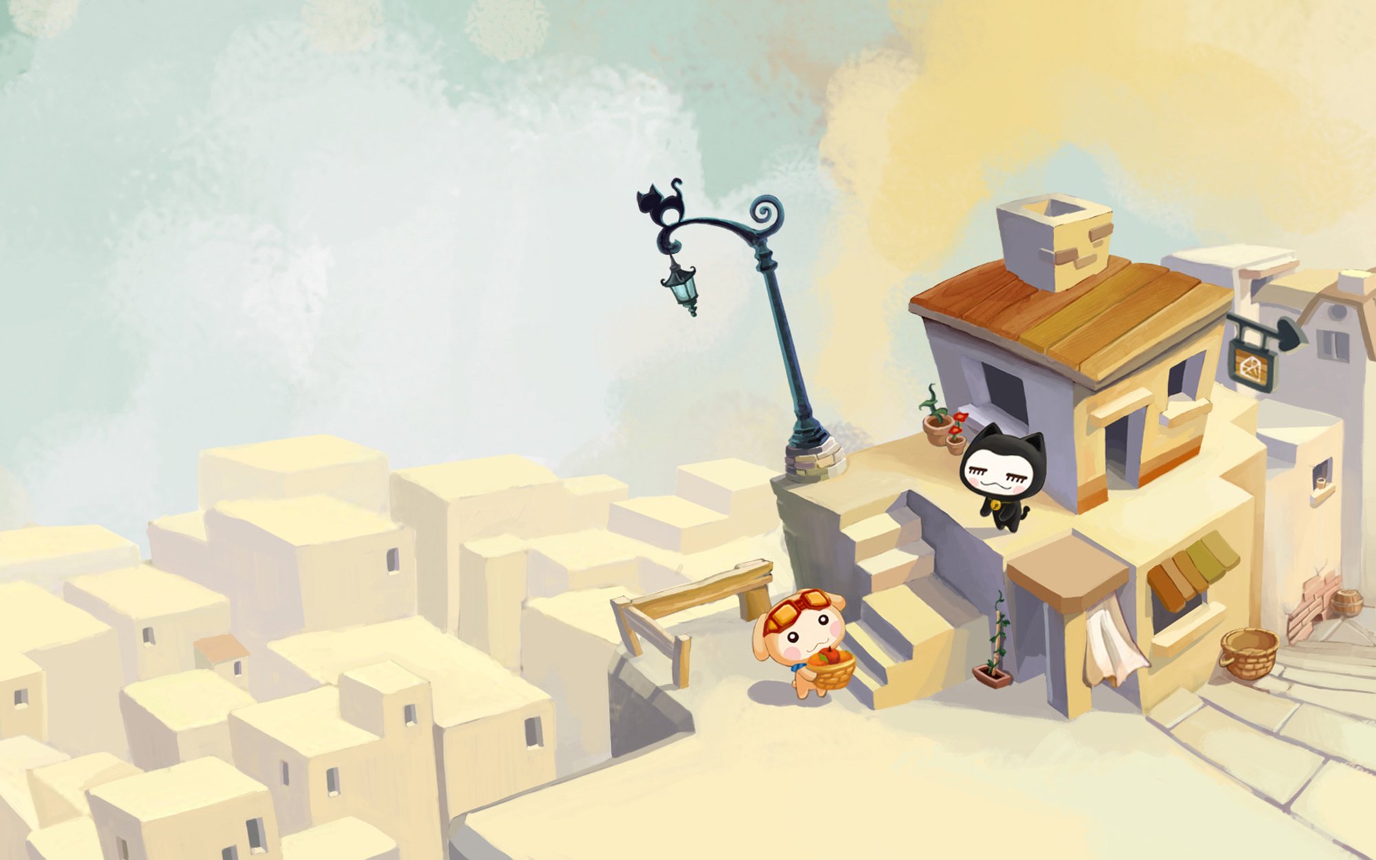 动漫 卡通 小左小右 可爱 公仔 儿童桌面专用